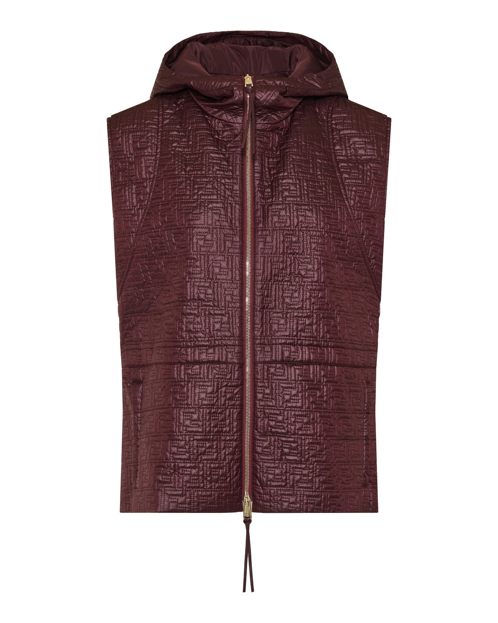 Ff Logo Tech Fabric Quilted Vest Fendi – Гарантія оригінальності – боковий вид