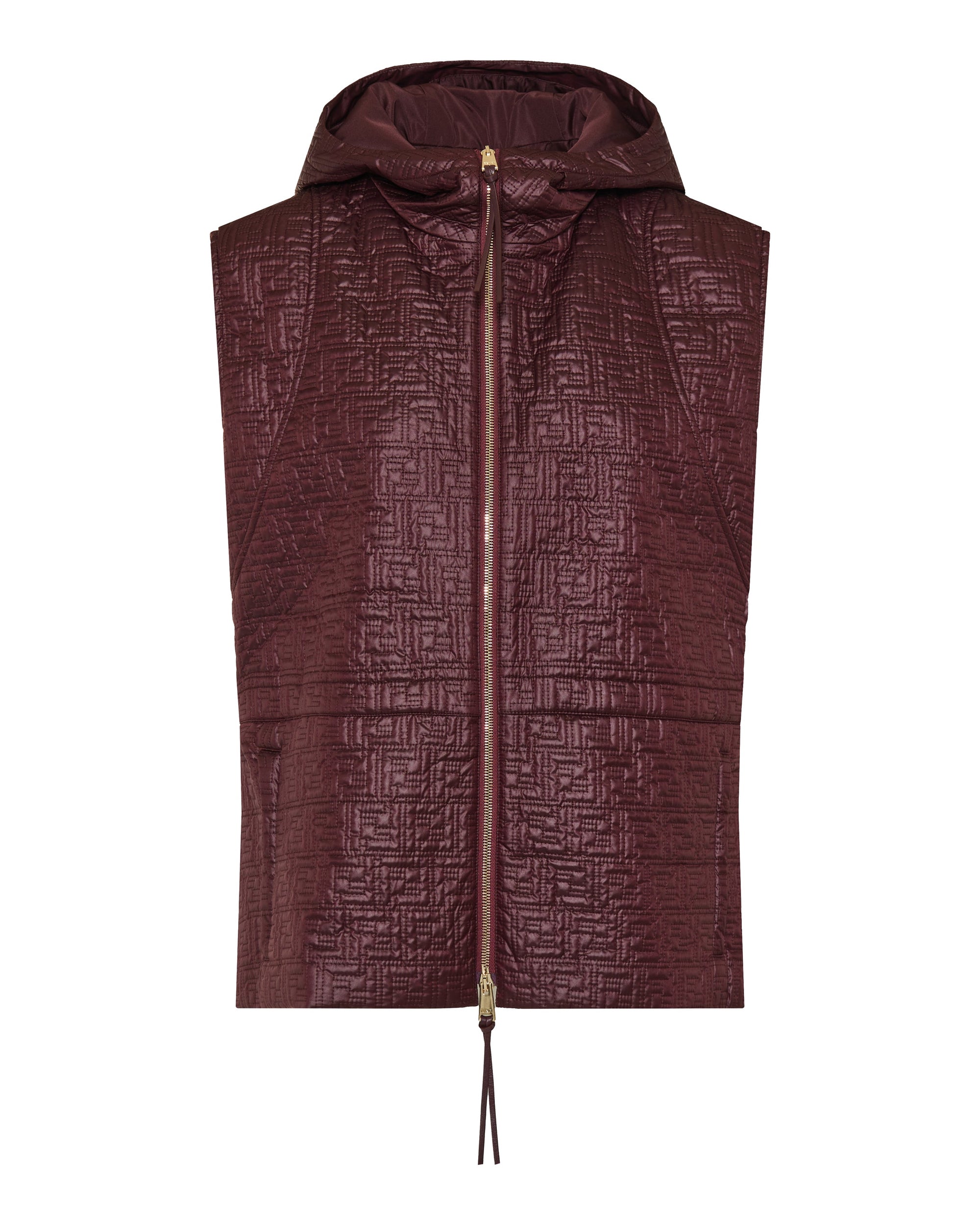 Ff Logo Tech Fabric Quilted Vest Fendi – Гарантія оригінальності – боковий вид