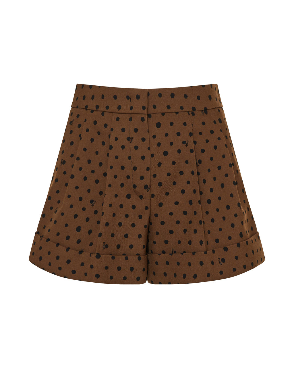 Оригінальна Printed Wool Shorts Fendi – боковий вид