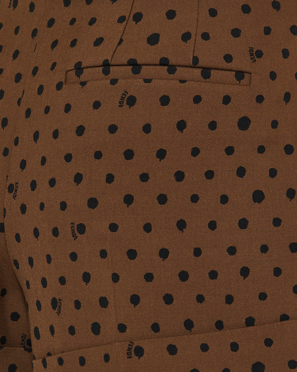 Оригінальна Printed Wool Shorts Fendi – збільшений вид
