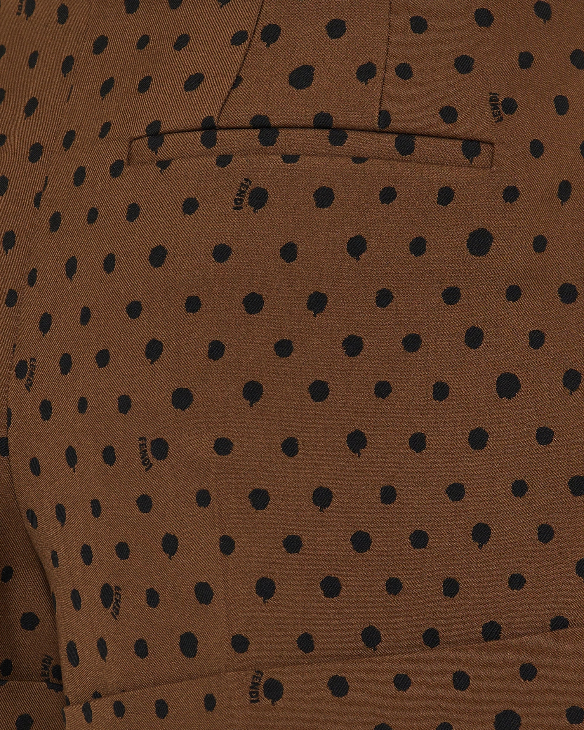 Оригінальна Printed Wool Shorts Fendi – збільшений вид