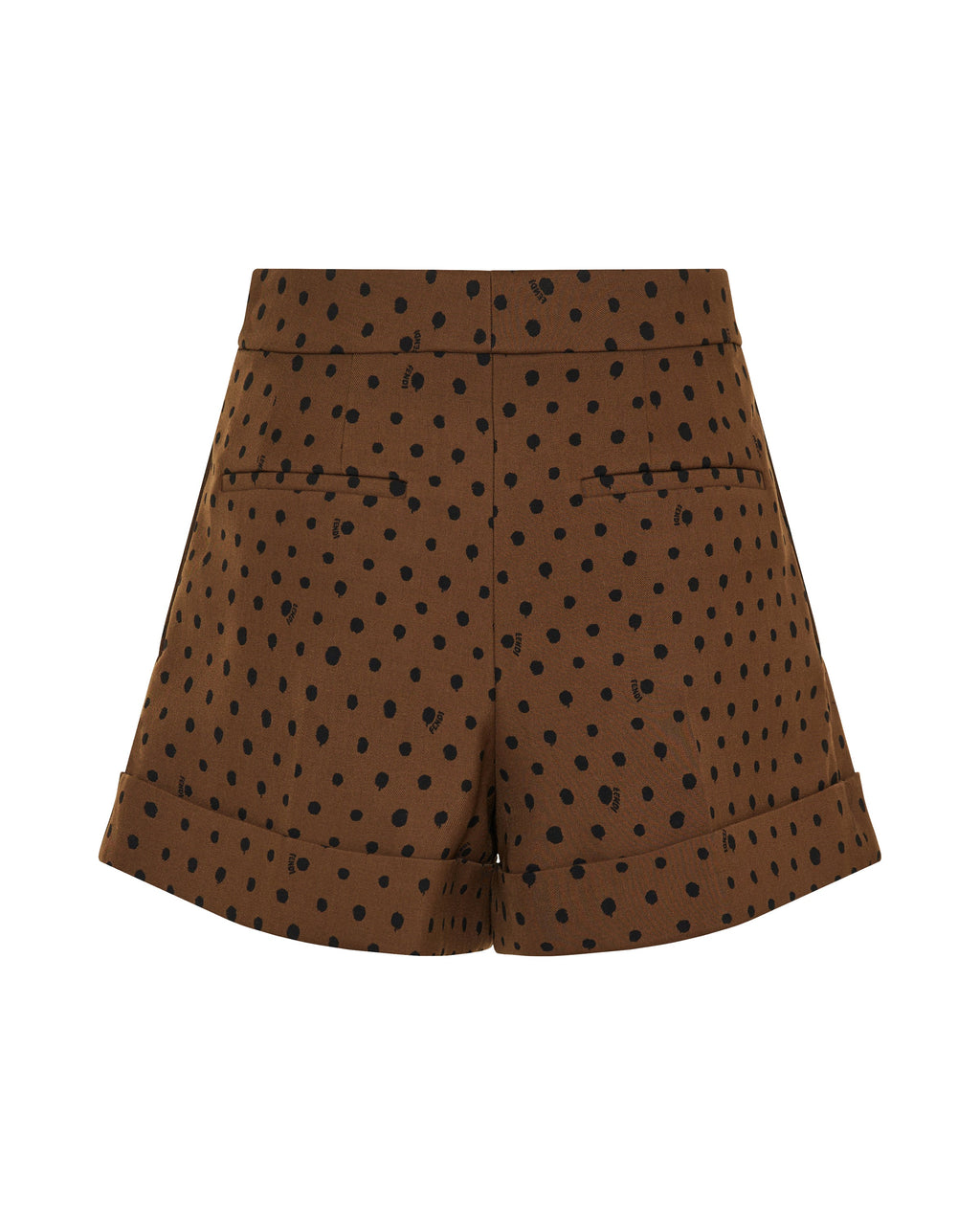 Оригінальна Printed Wool Shorts Fendi – детальний вид