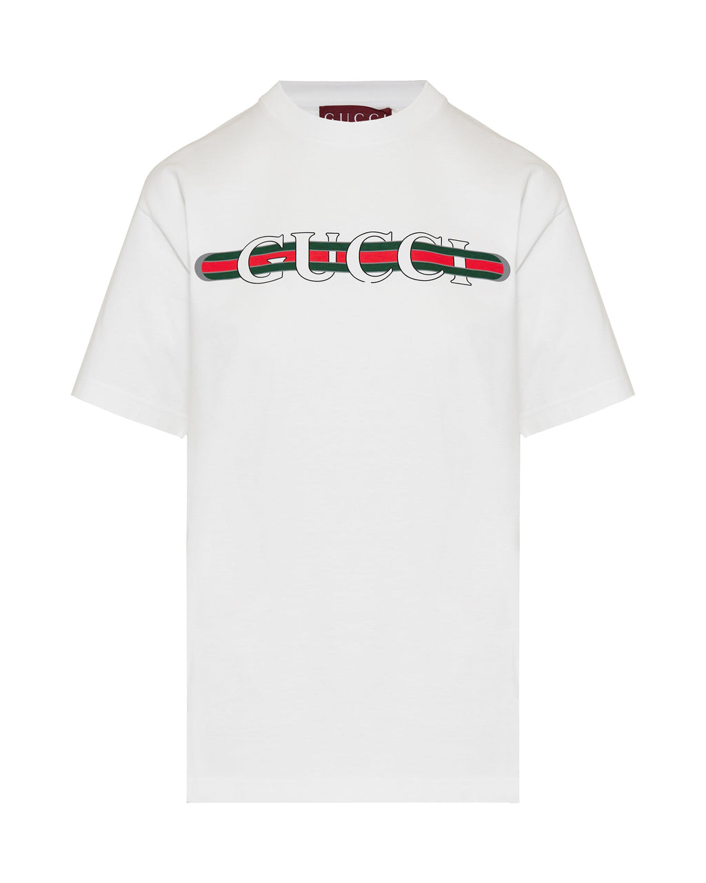 Printed Cotton T Shirt Gucci – Гарантія оригінальності – боковий вид