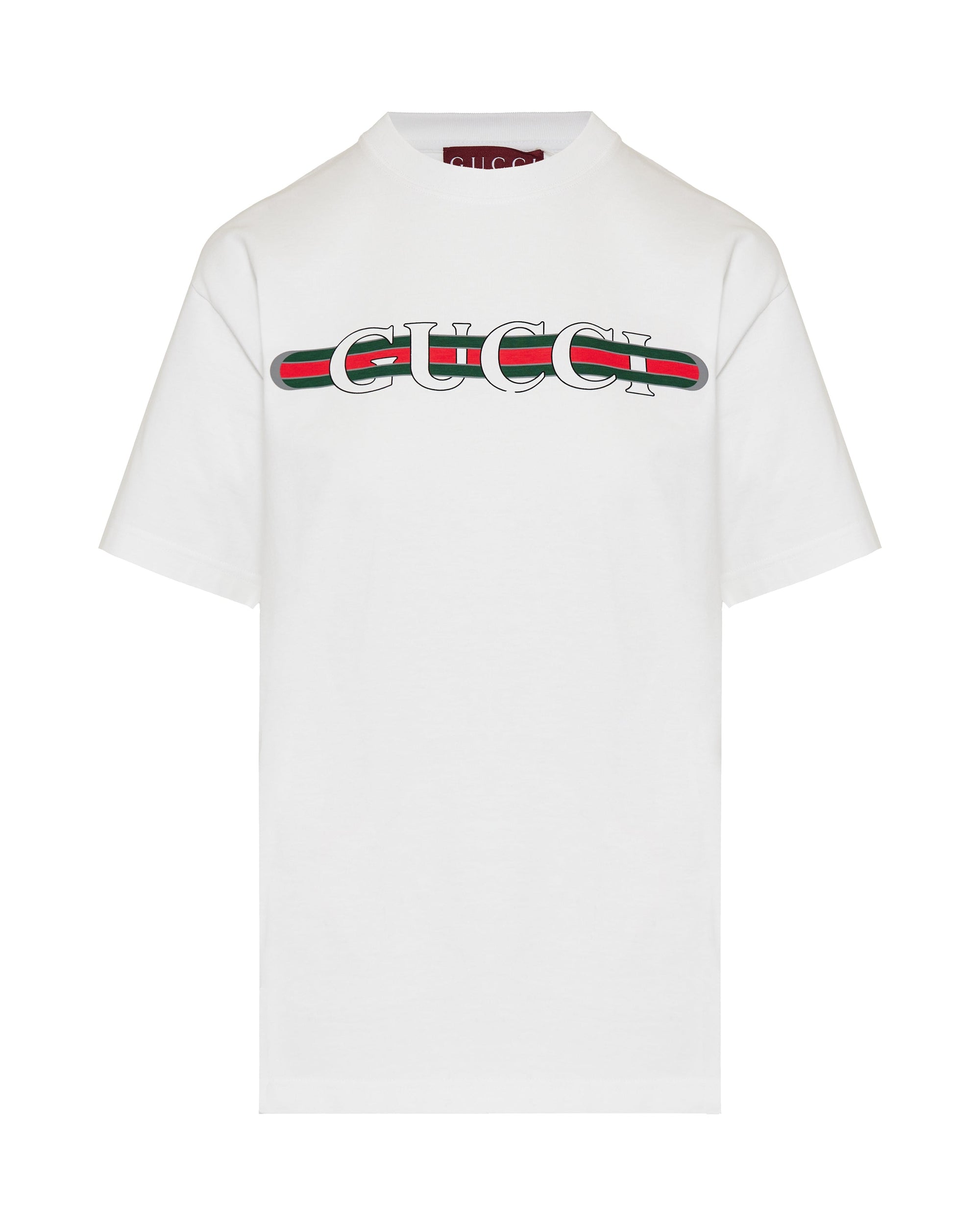 Printed Cotton T Shirt Gucci – Гарантія оригінальності – боковий вид