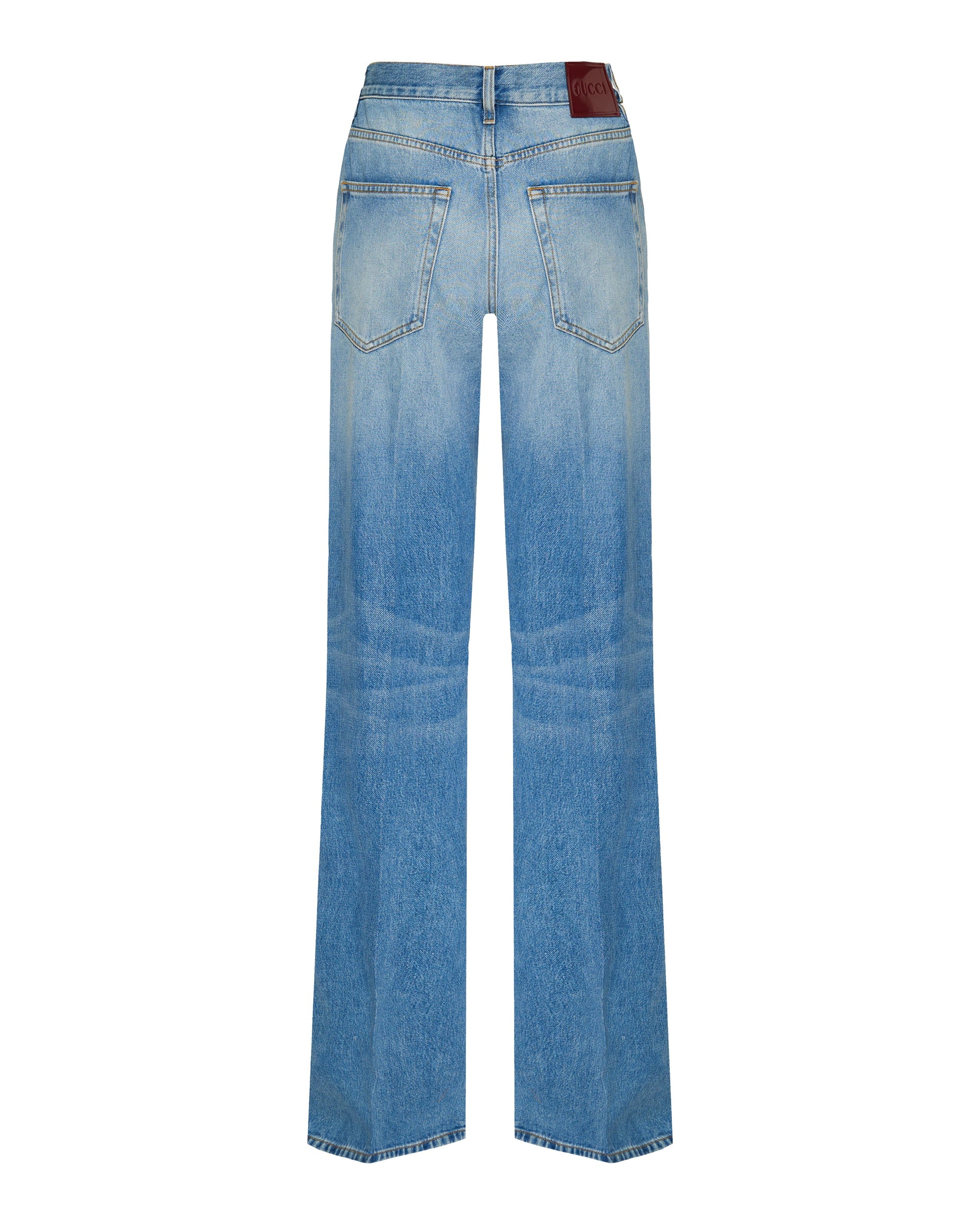 Flared Cotton Denim Jeans Gucci оригінал – Купити в Україні – детальний вид