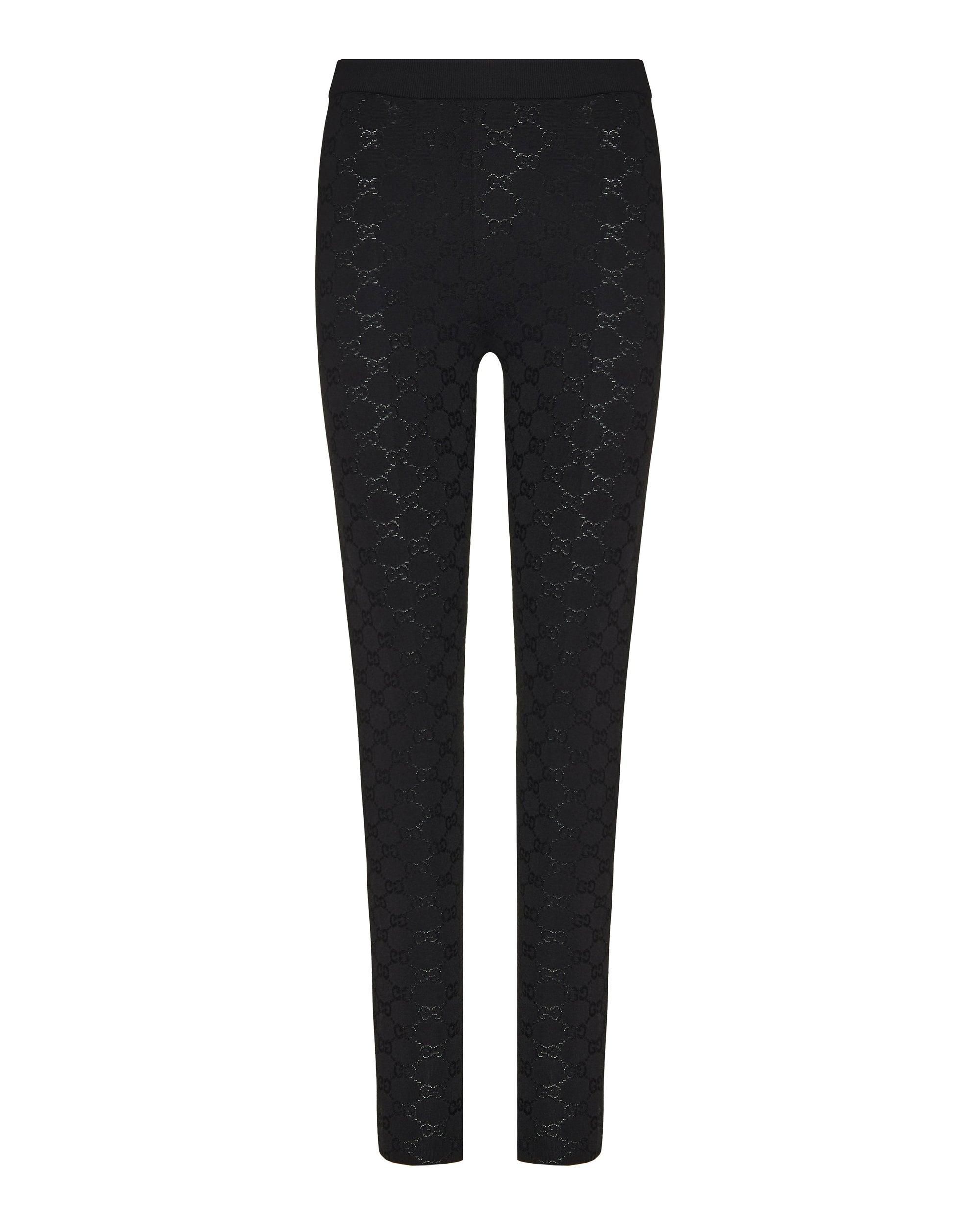 Оригінальна Gg Embroidered Viscose Blend Leggings Gucci – боковий вид