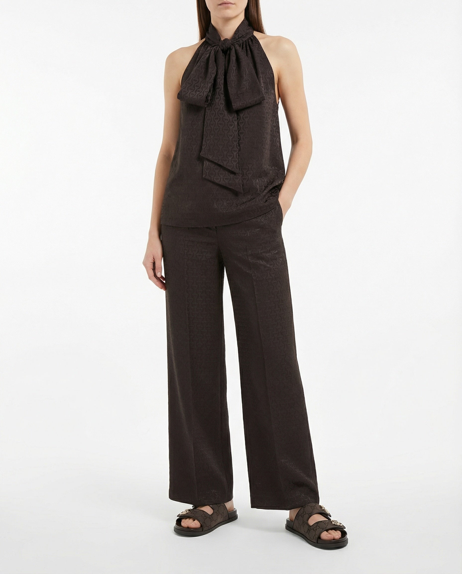 Wide Leg Trousers Gucci оригінал – Купити в Україні – вид ззаду