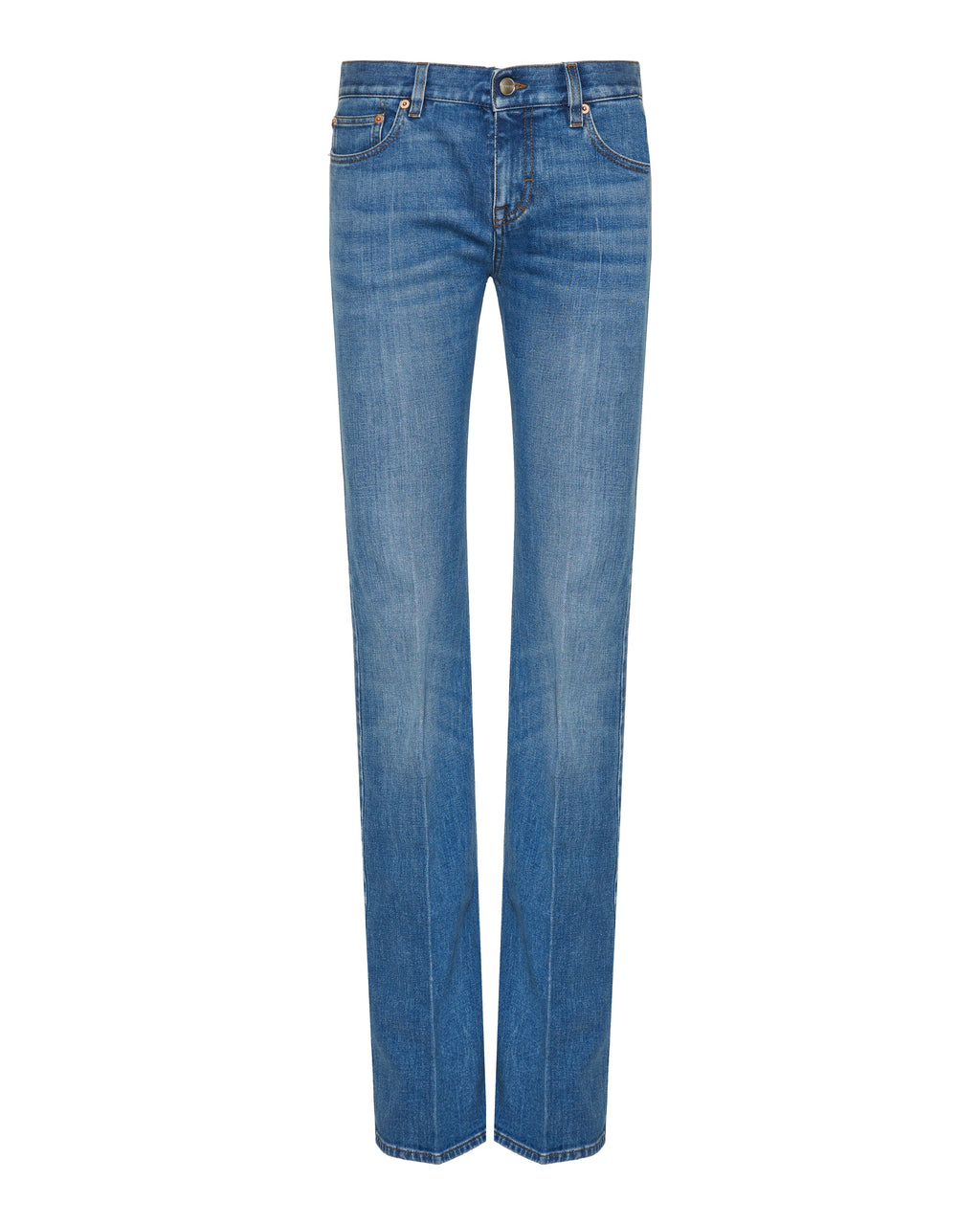 Оригінальна Five Pocket Cotton Denim Jeans Gucci – боковий вид
