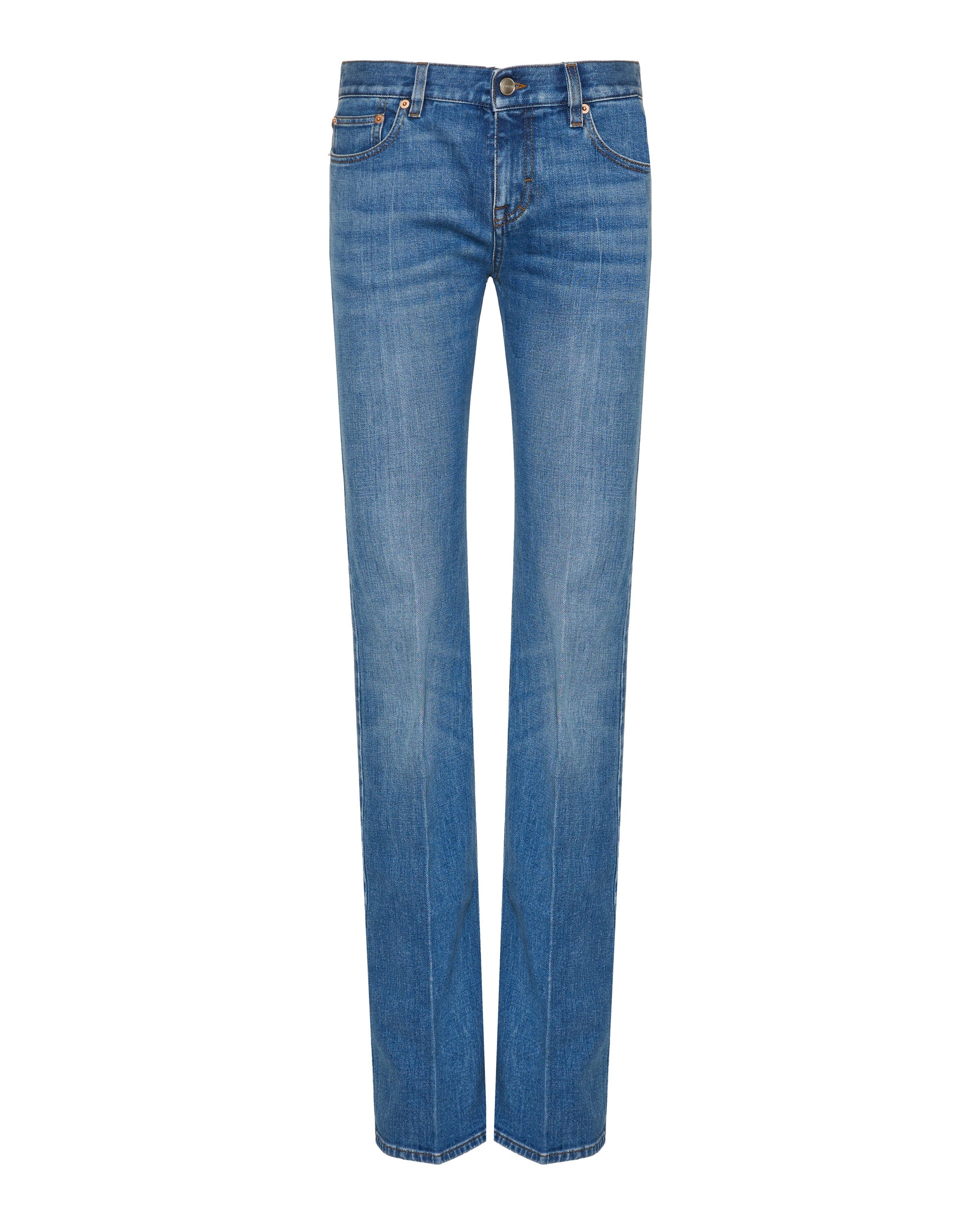 Оригінальна Five Pocket Cotton Denim Jeans Gucci – боковий вид