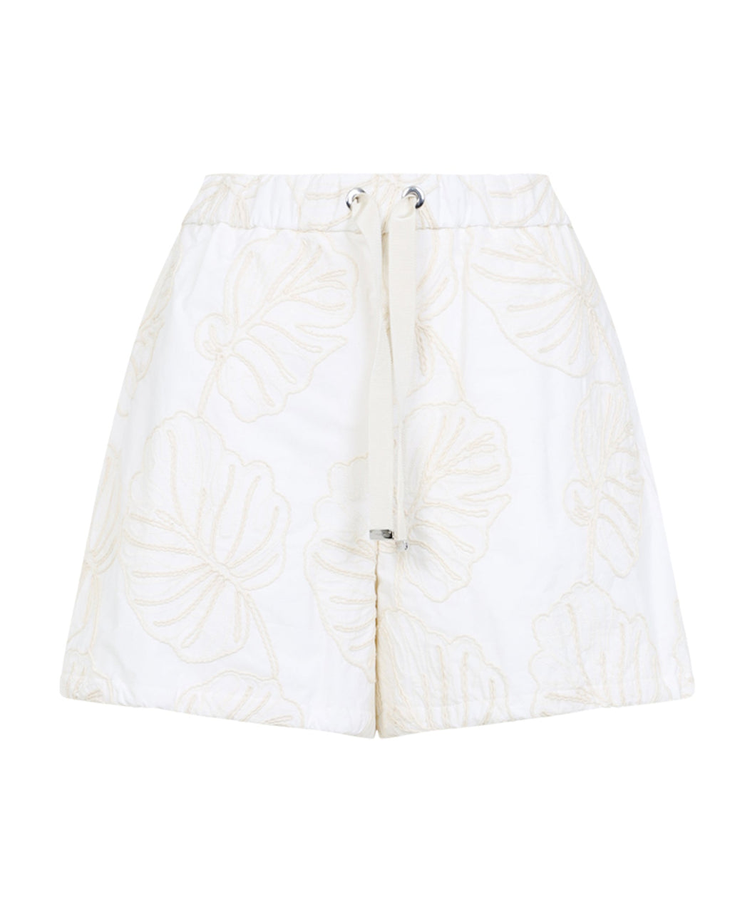 Оригінальна Embroidered Cotton Shorts Moncler – боковий вид