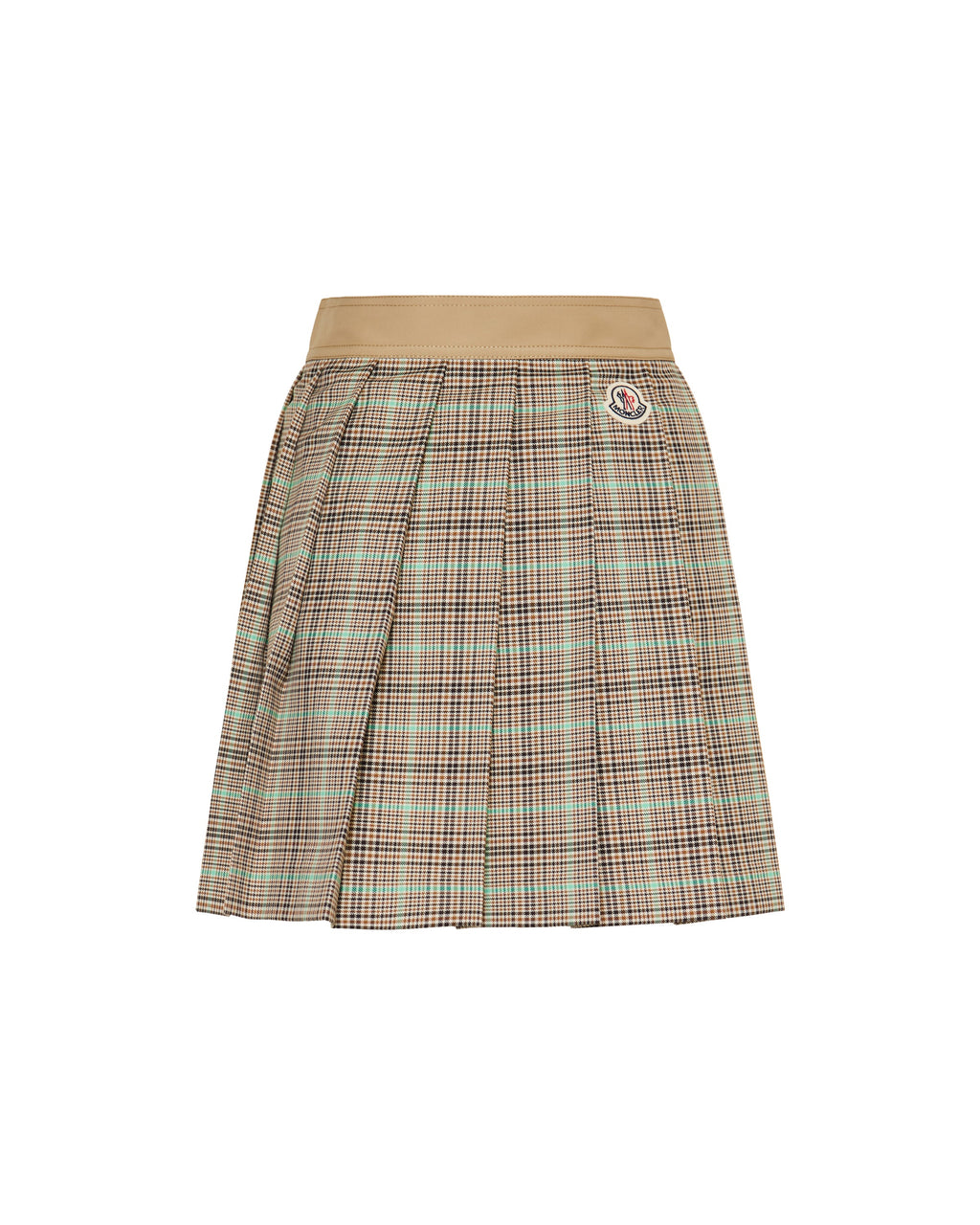Оригінальна Checked Pleated Mini Skirt Moncler – детальний вид