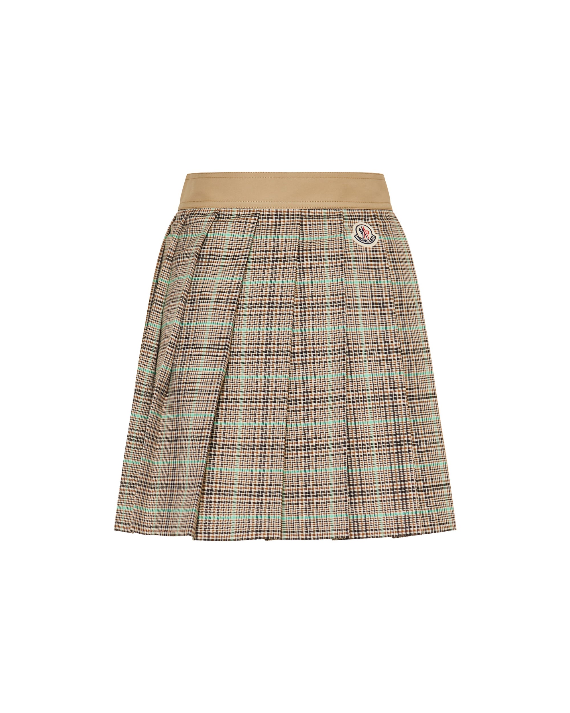 Оригінальна Checked Pleated Mini Skirt Moncler – детальний вид