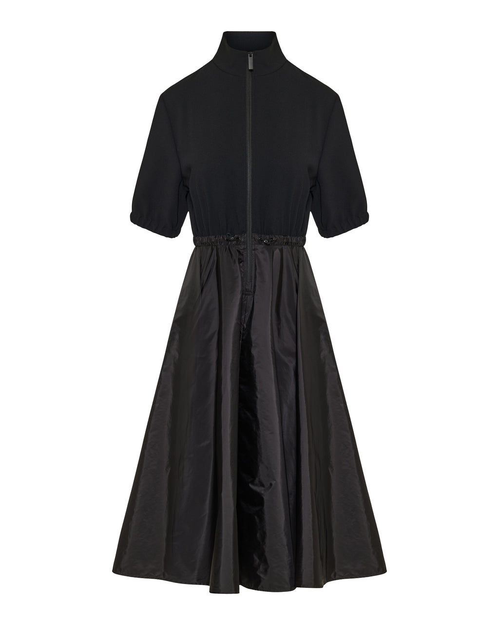 Satin MIDI Dress Moncler – Гарантія оригінальності – боковий вид