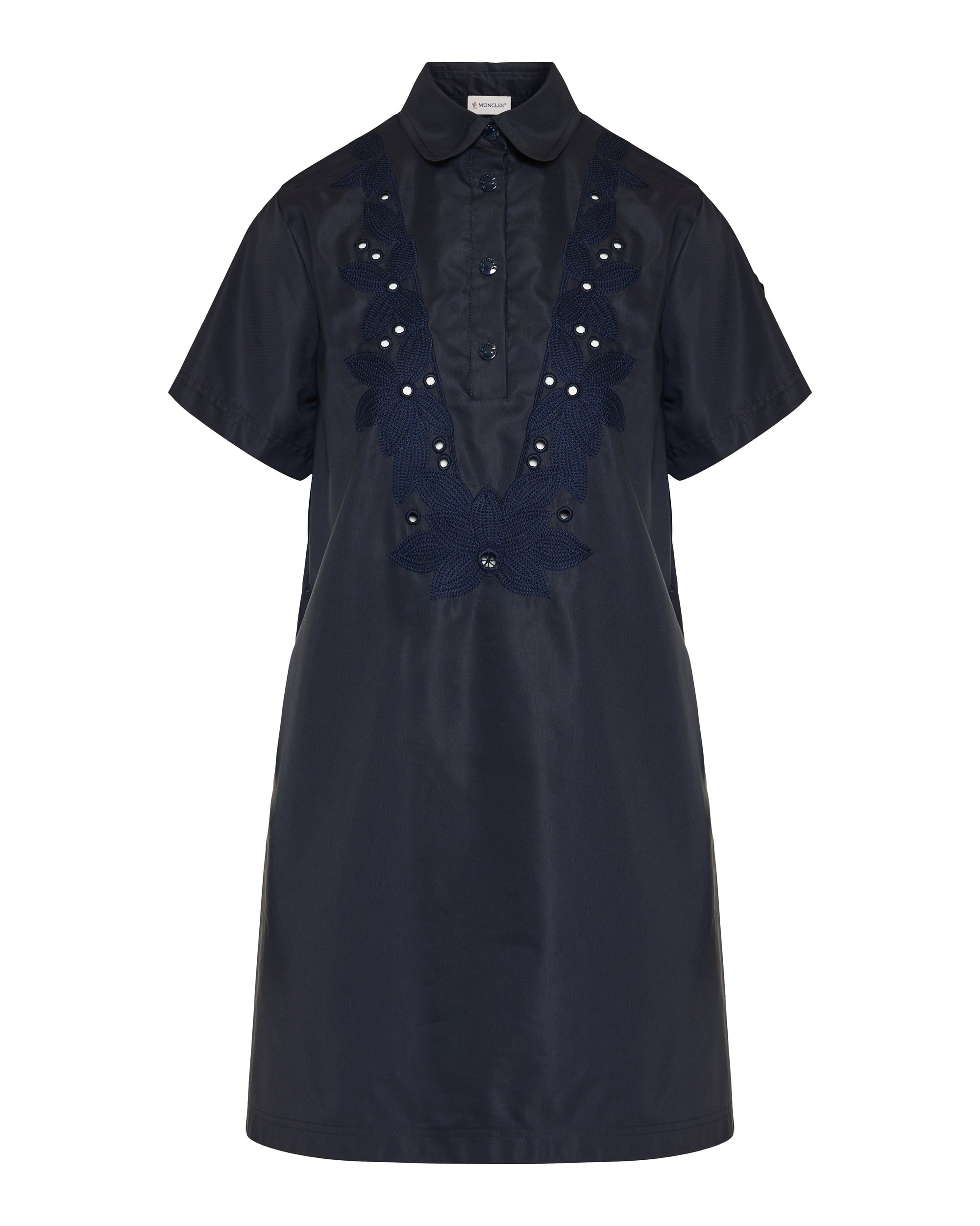 Short Sleeve Short Dress Moncler – Гарантія оригінальності – боковий вид