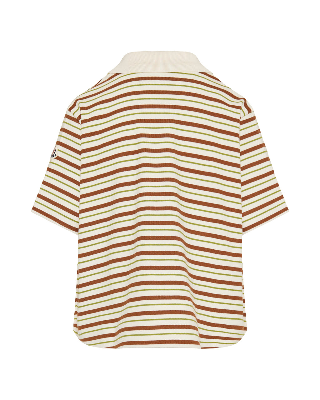 Оригінальна Striped Cotton Polo Shirt Moncler – детальний вид