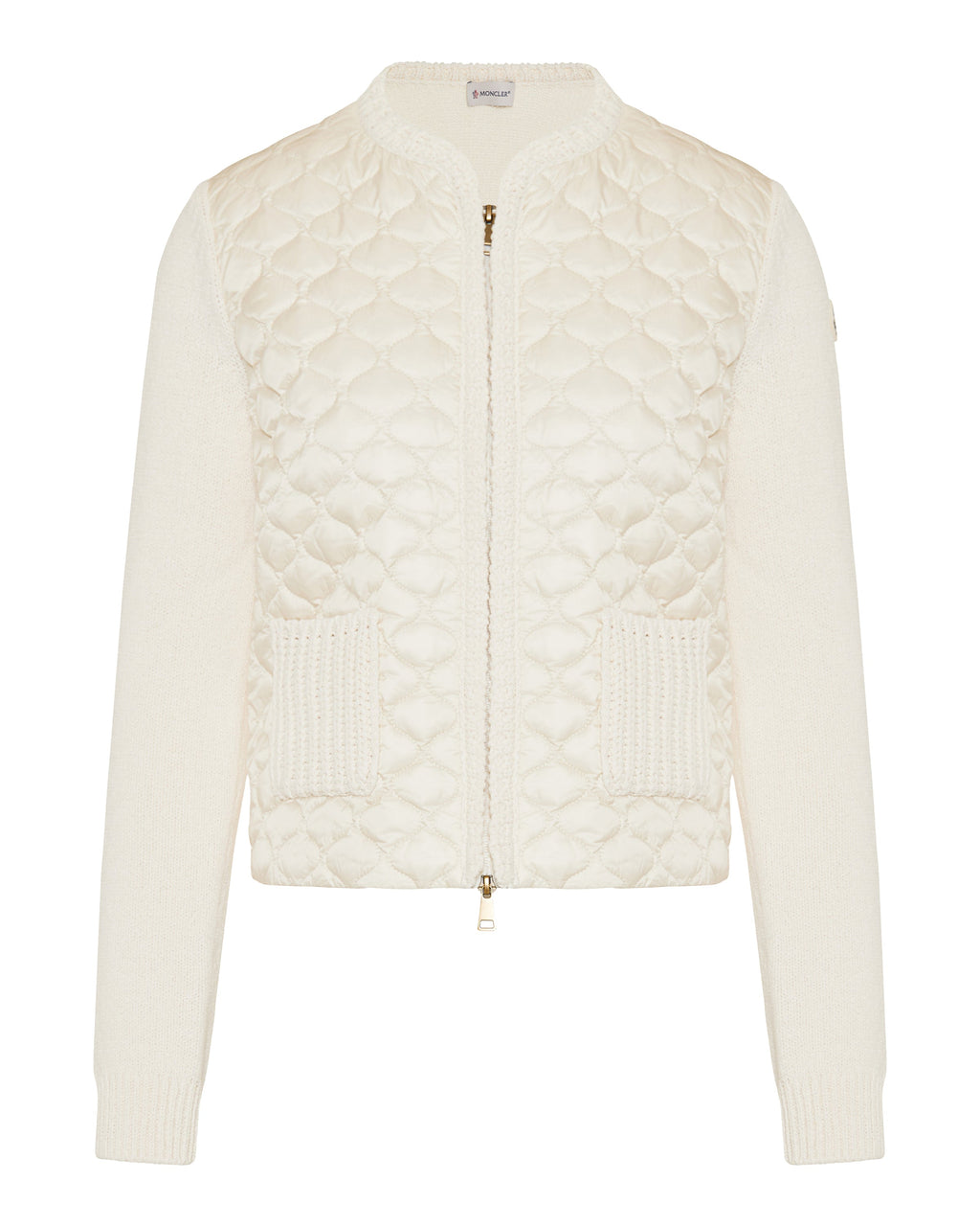 Geometric Quilted Padded Zip Up Cardigan Moncler оригінал – Купити в Україні – боковий вид