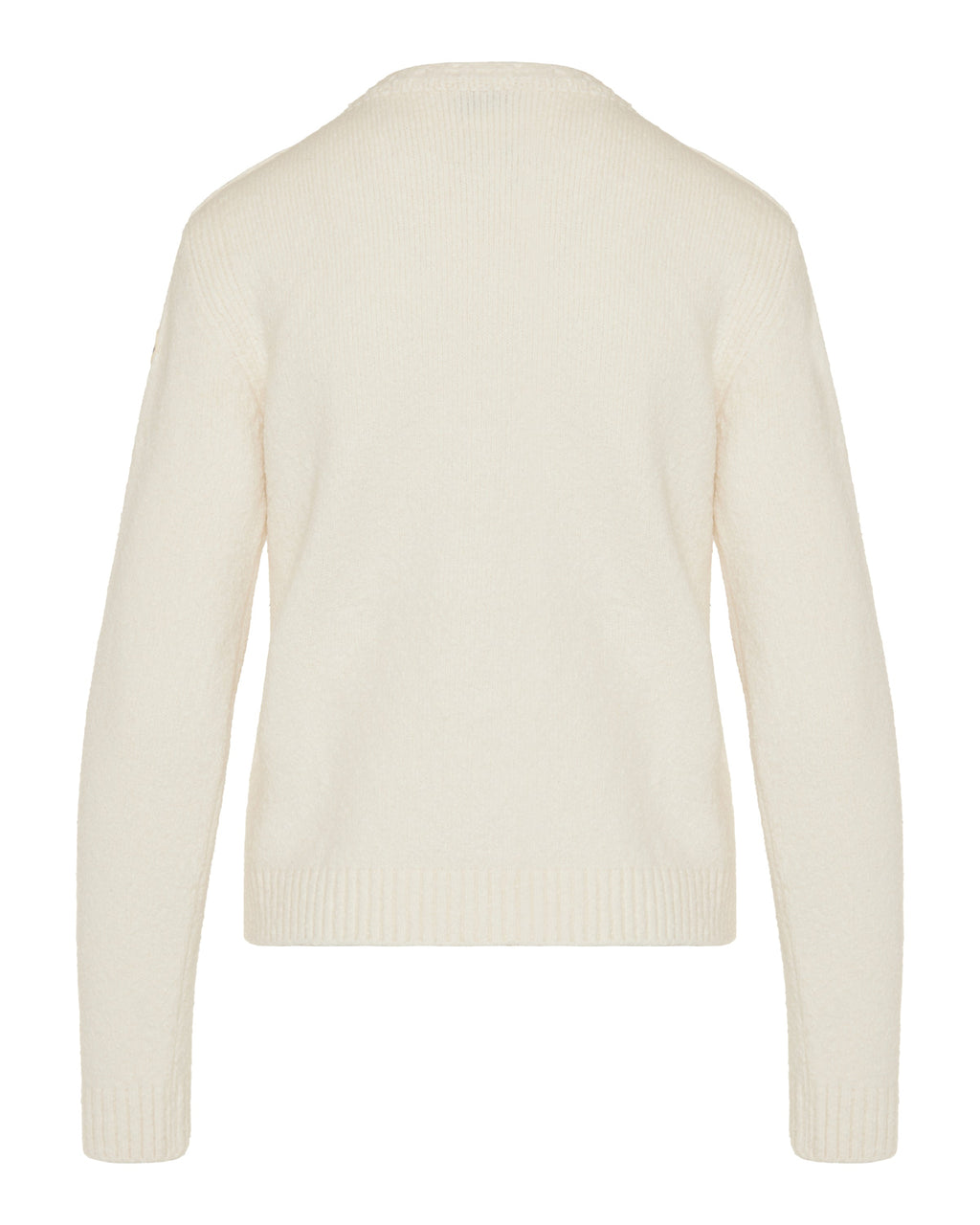 Embroidered Logo Cotton Blend Jumper Moncler оригінал – Купити в Україні – детальний вид