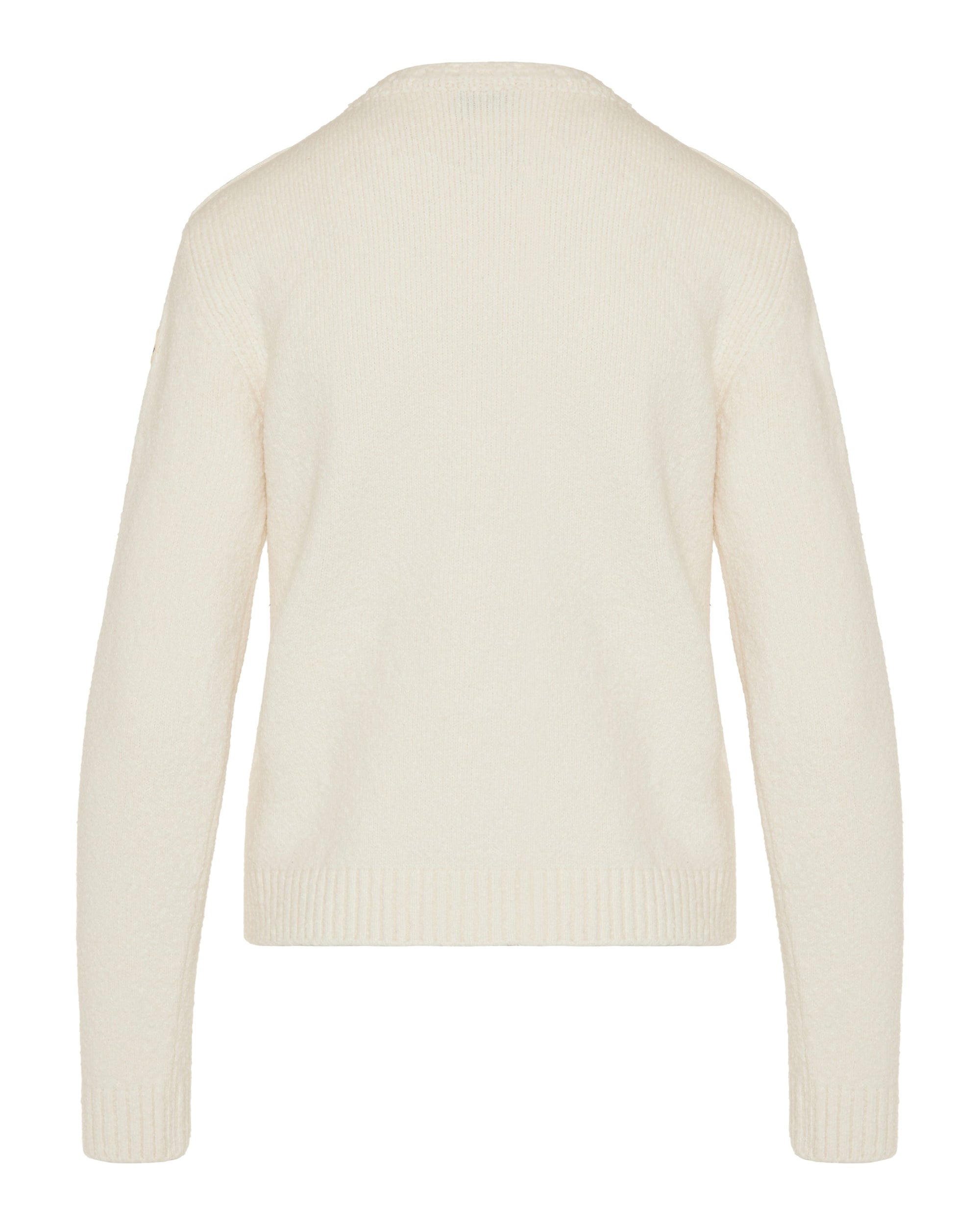 Embroidered Logo Cotton Blend Jumper Moncler оригінал – Купити в Україні – детальний вид