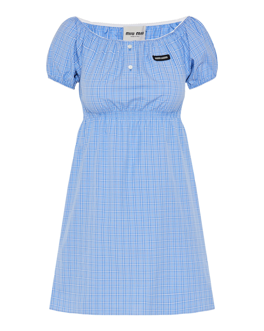 Cotton Poplin Dress Miu miu – Гарантія оригінальності – боковий вид