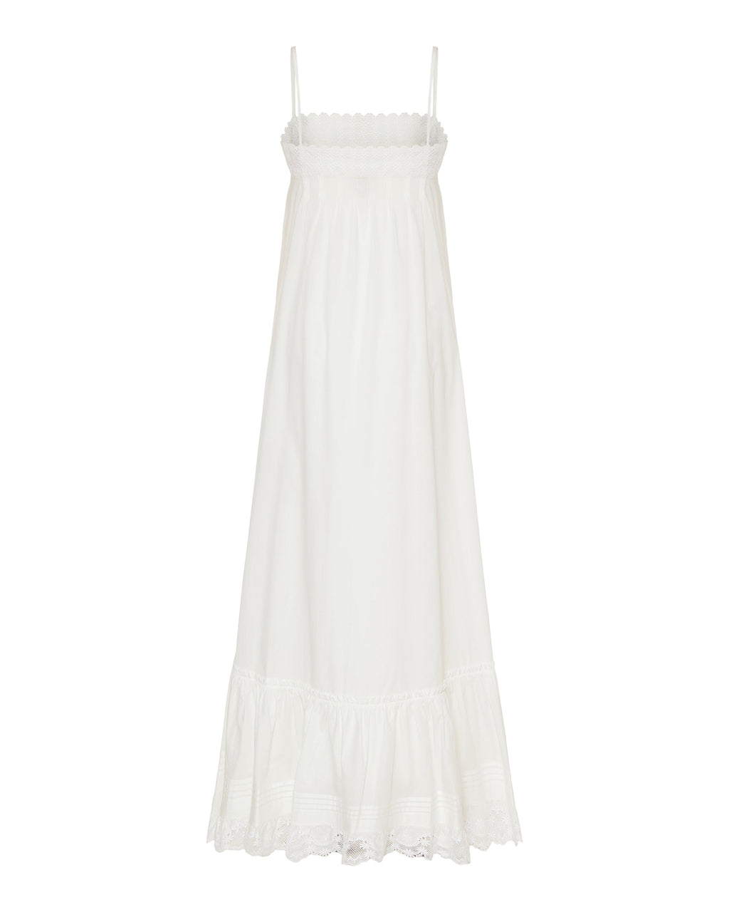Embroidered Cotton Poplin Dress Saint laurent – Гарантія оригінальності – детальний вид
