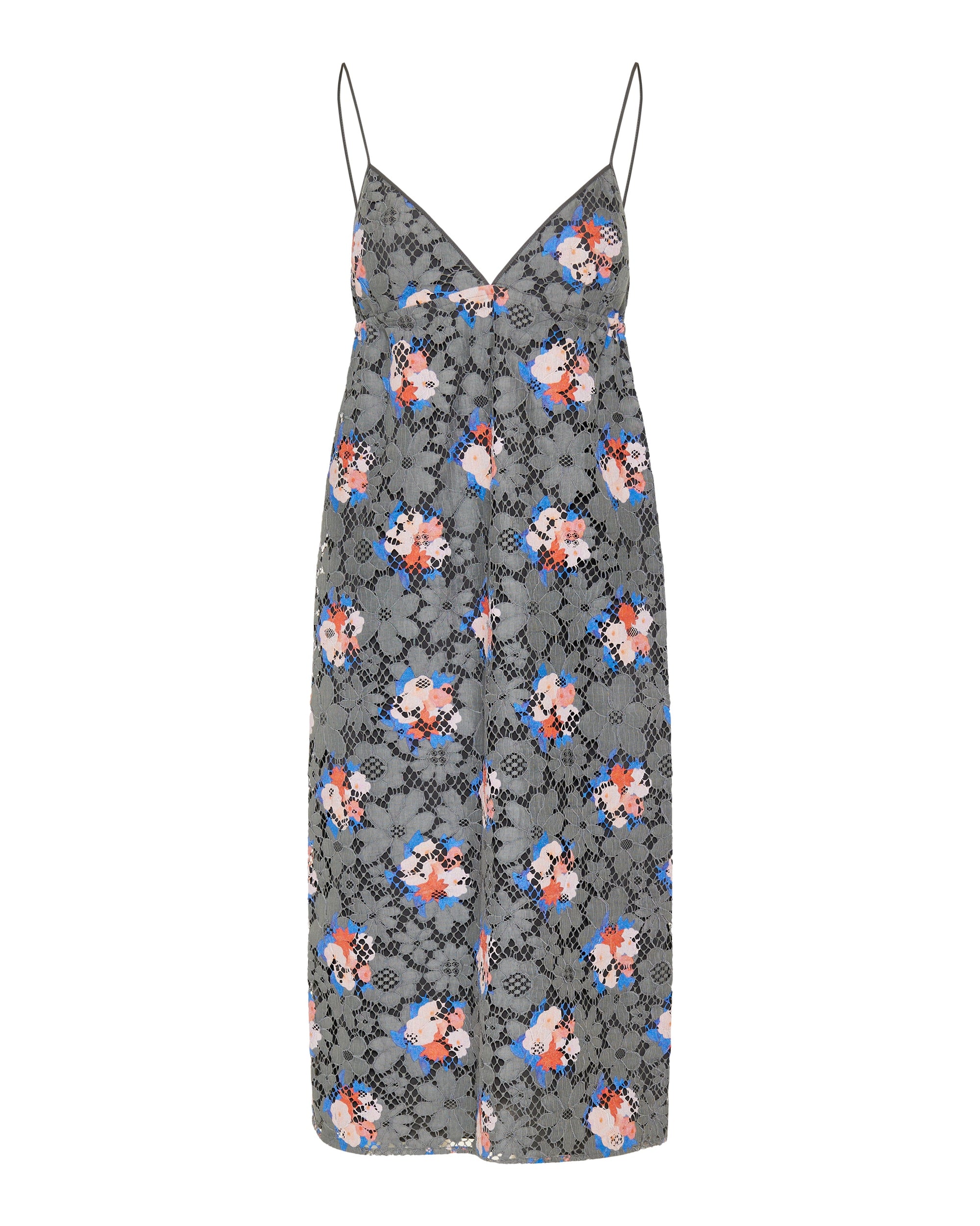 Lace Printed MIDI Dress Fendi – Гарантія оригінальності – боковий вид