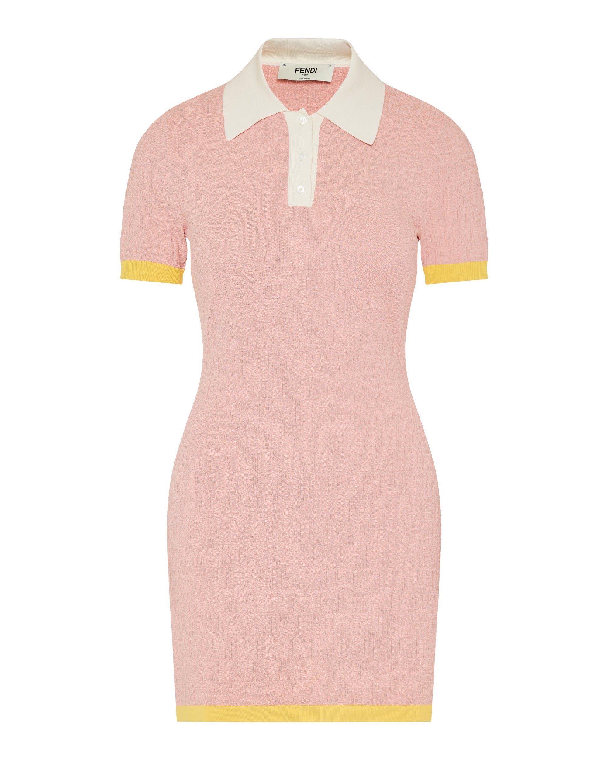 Ff Cotton And Silk Mini Dress Fendi – Гарантія оригінальності – боковий вид