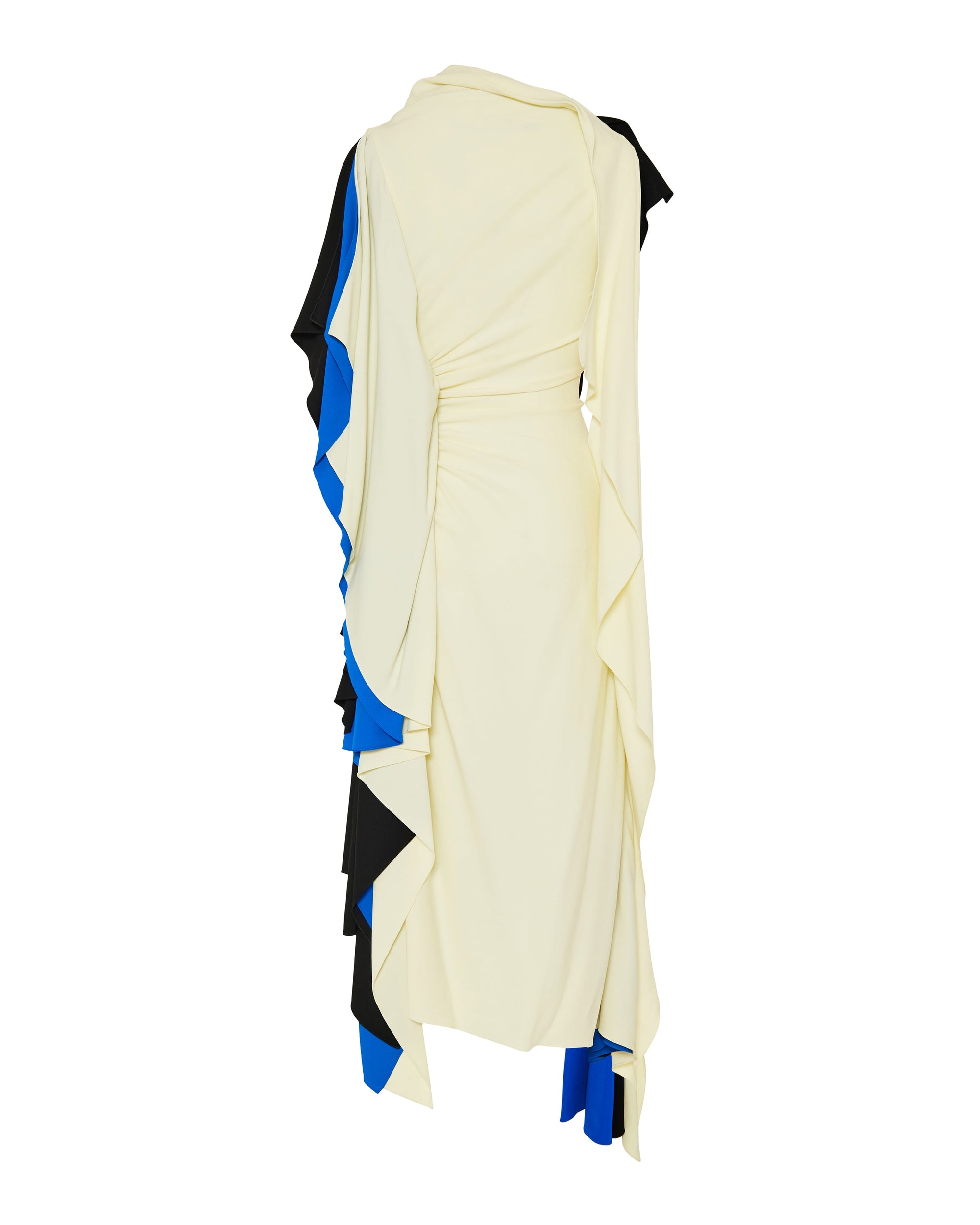 Draped Cotton MIDI Dress Loewe – Гарантія оригінальності – збільшений вид