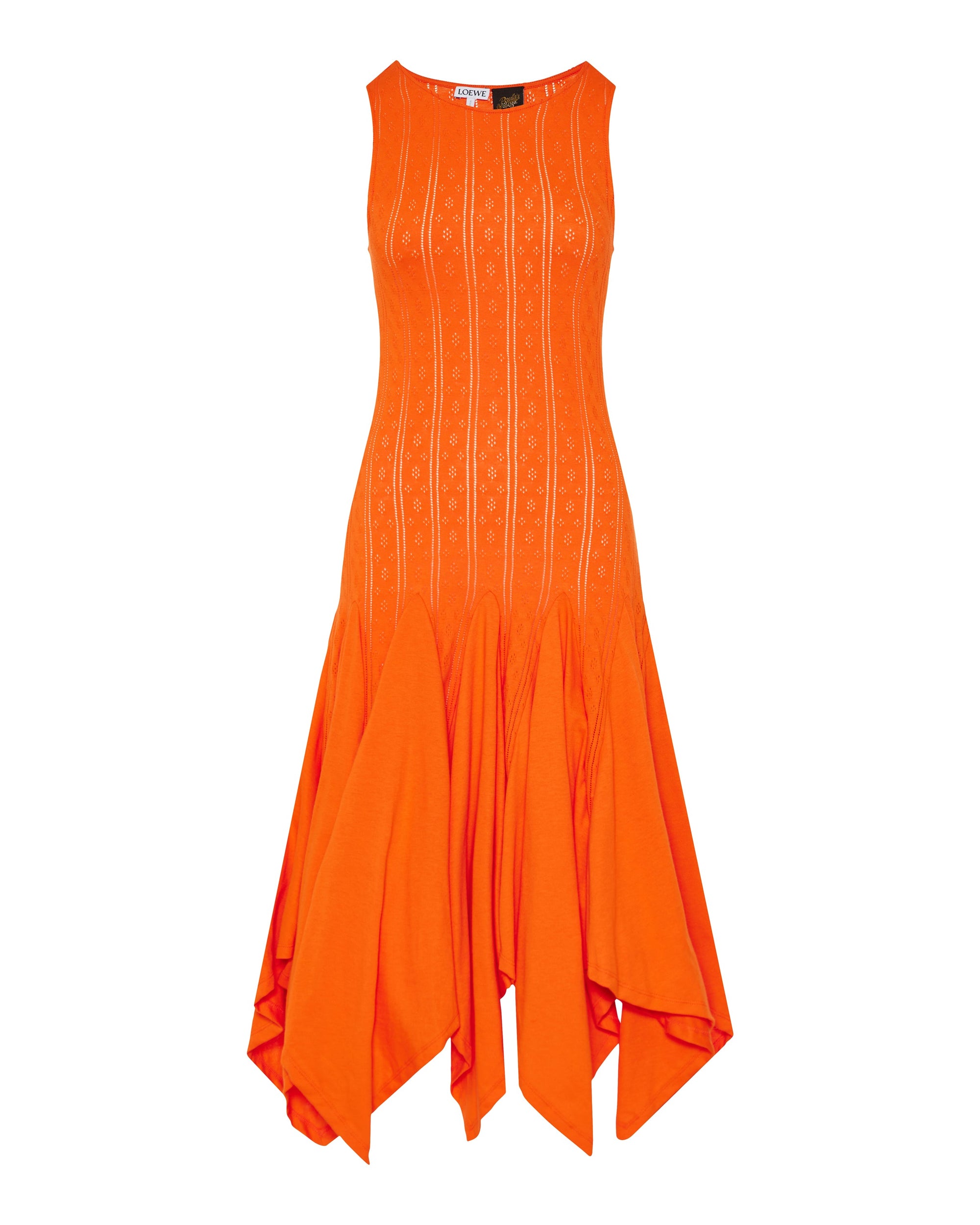 Оригінальна Tank Cotton MIDI Dress Loewe – боковий вид