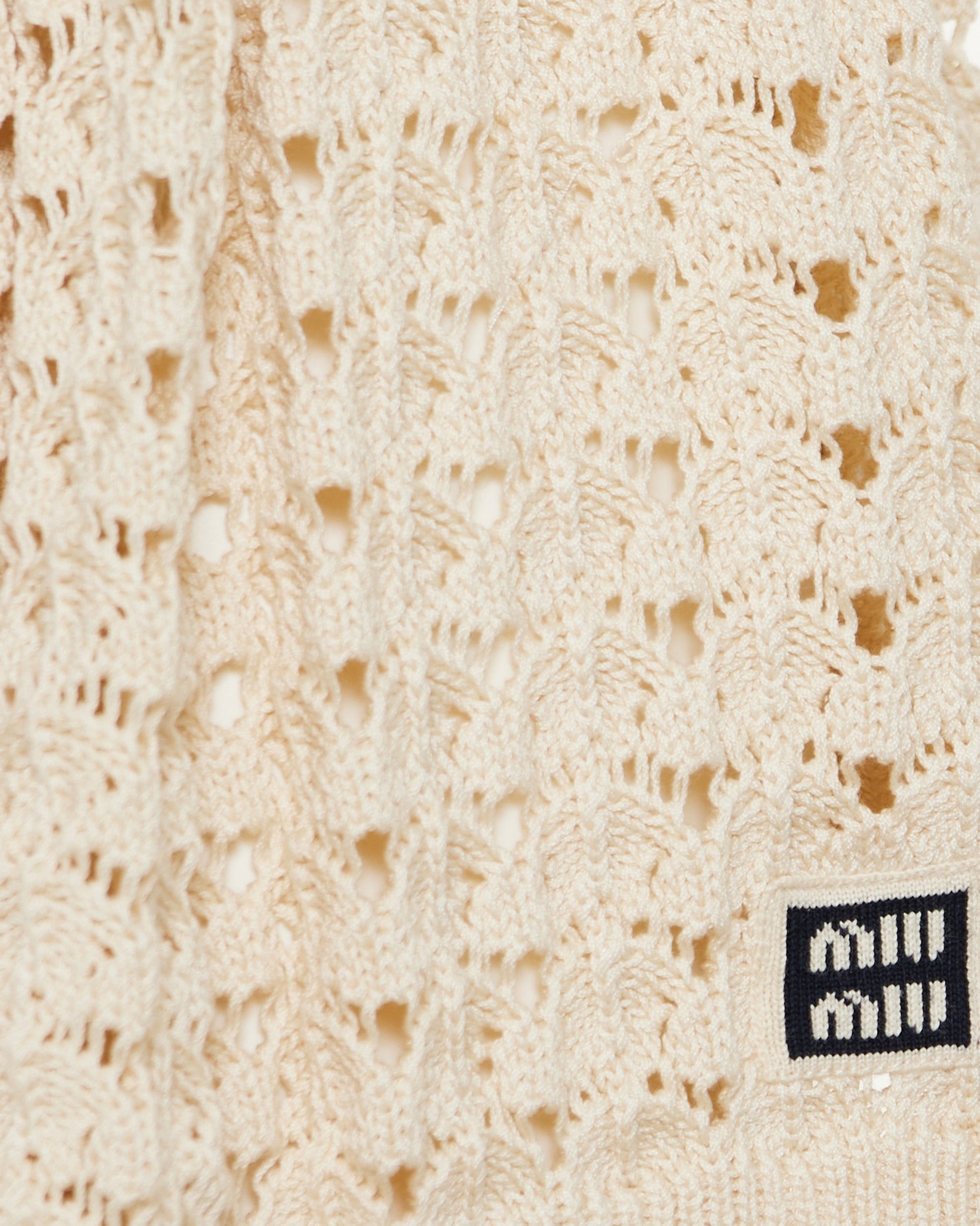 Cotton Mini Skirt Miu miu – Гарантія оригінальності – збільшений вид