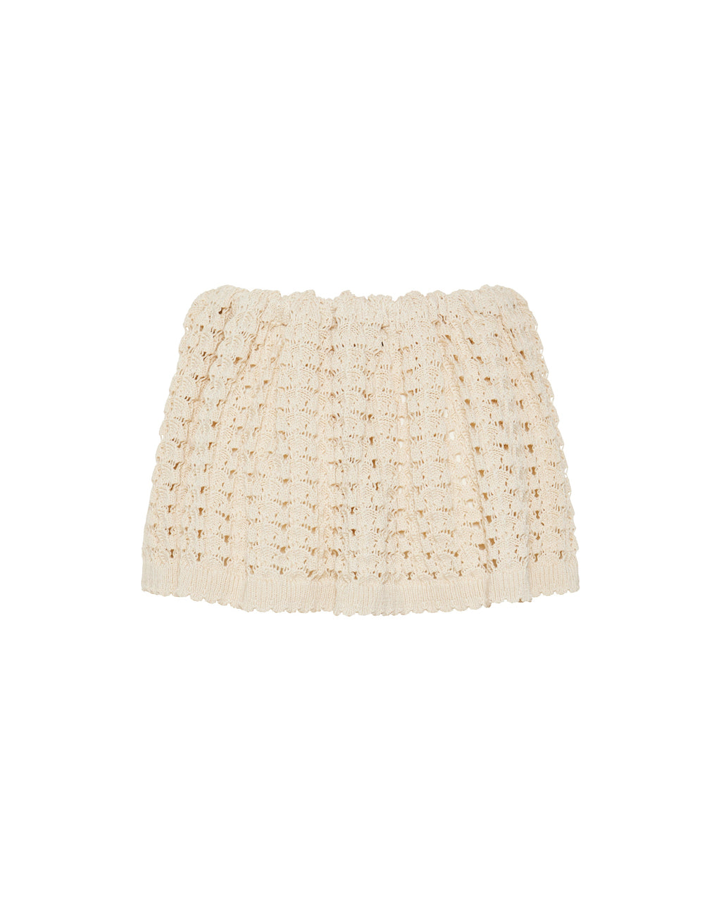 Cotton Mini Skirt Miu miu – Гарантія оригінальності – детальний вид