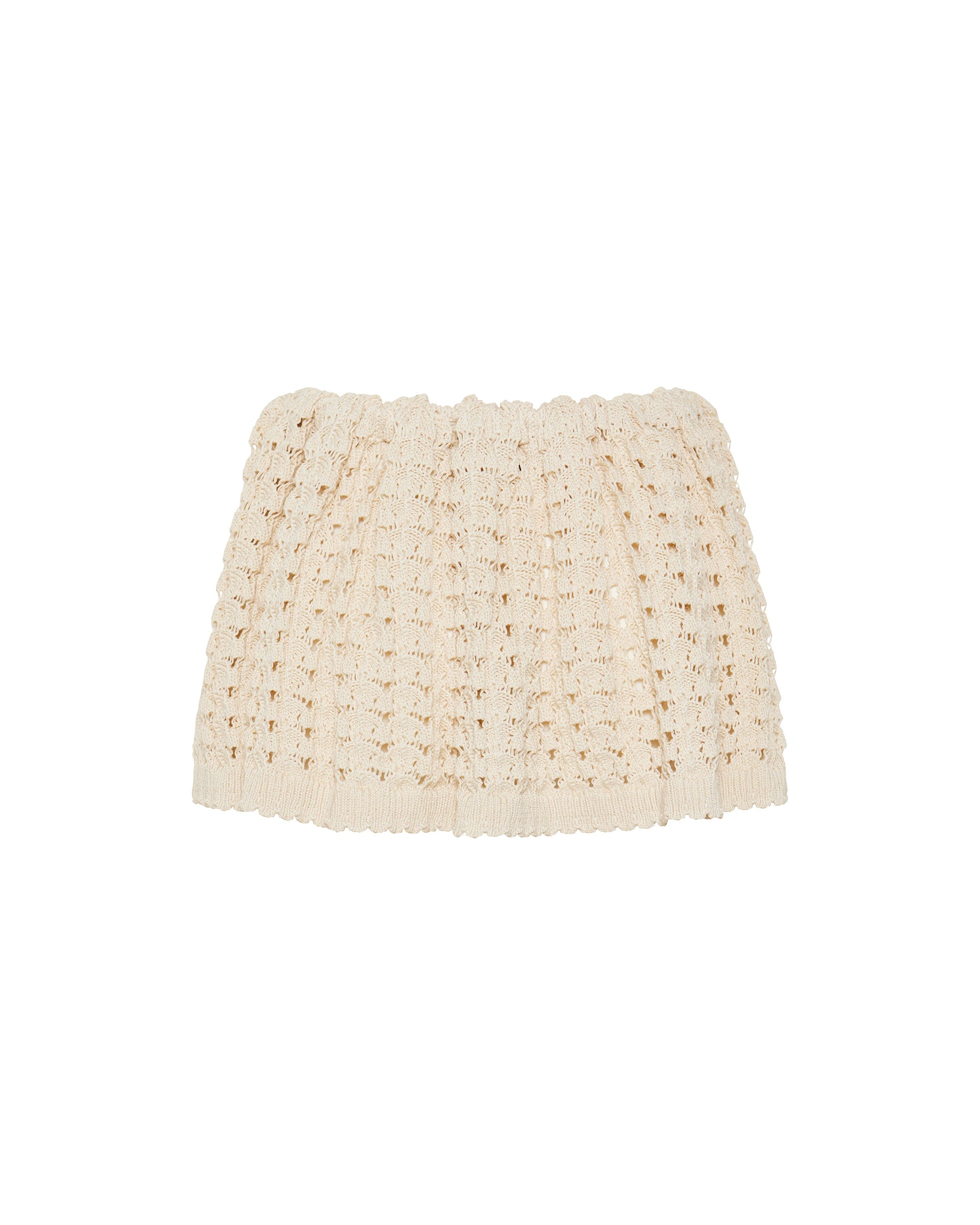 Cotton Mini Skirt Miu miu – Гарантія оригінальності – детальний вид