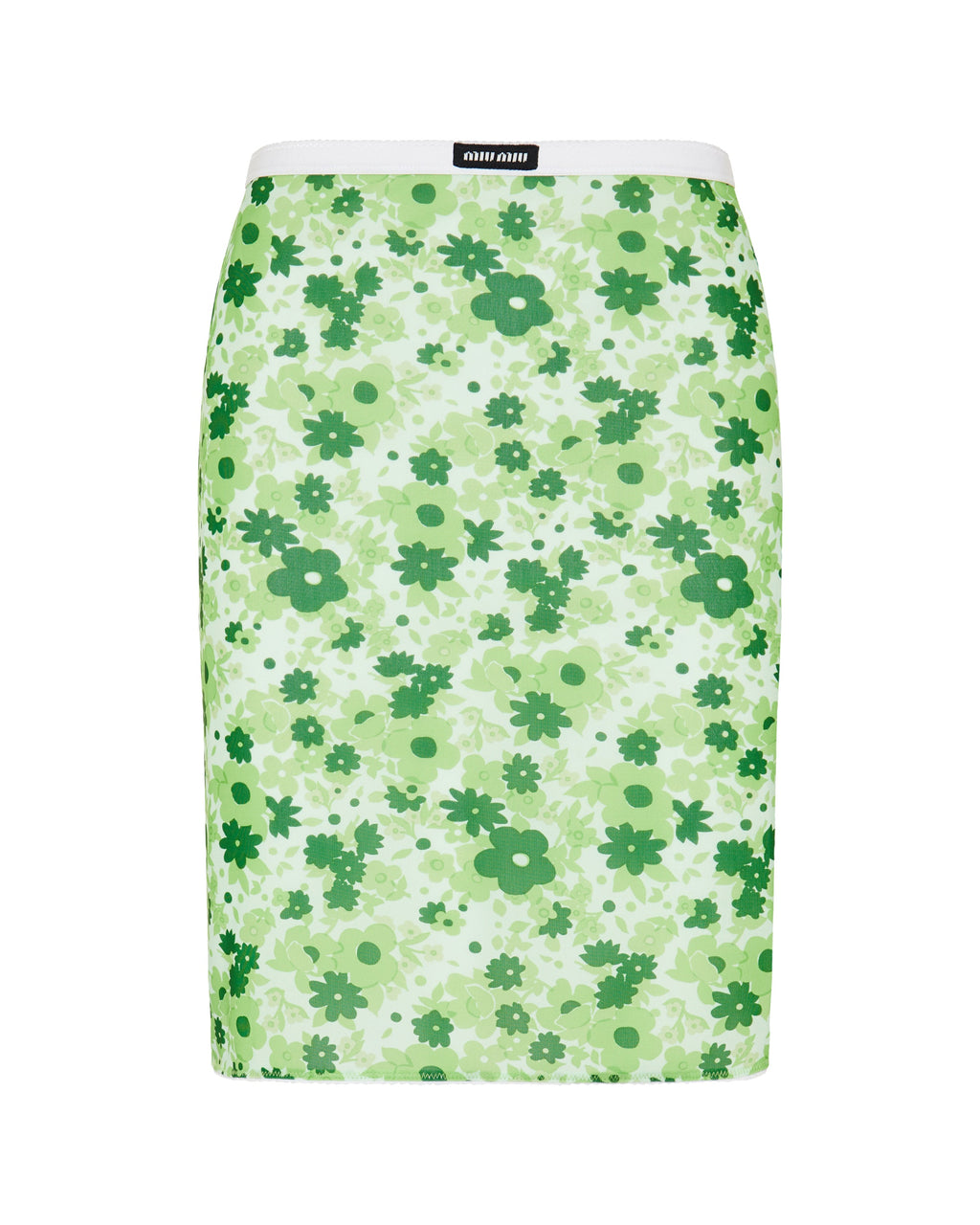 Stretch Fabric MIDI Skirt Miu miu оригінал – Купити в Україні – боковий вид