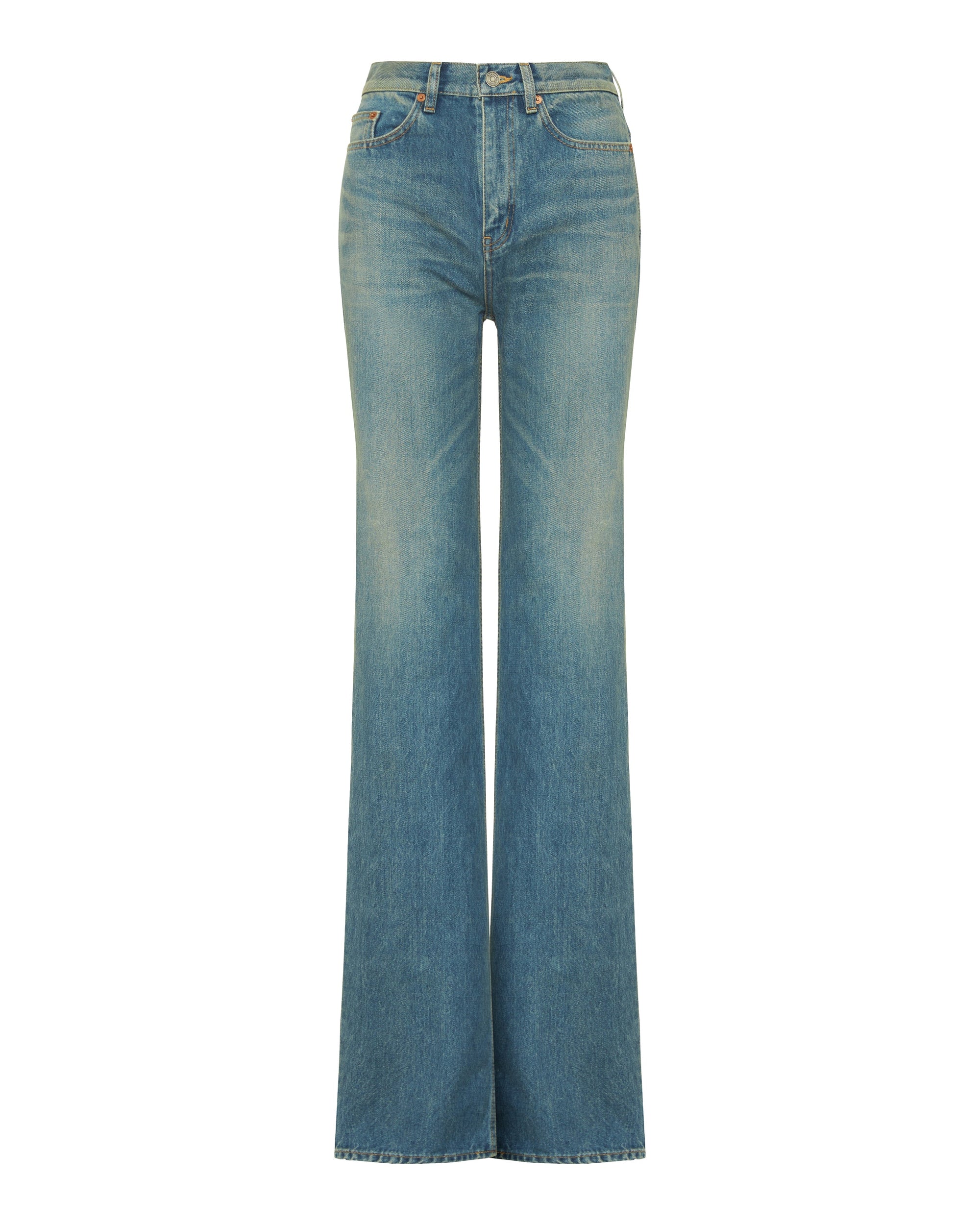 Yves Flared Jeans Saint laurent – Гарантія оригінальності – боковий вид