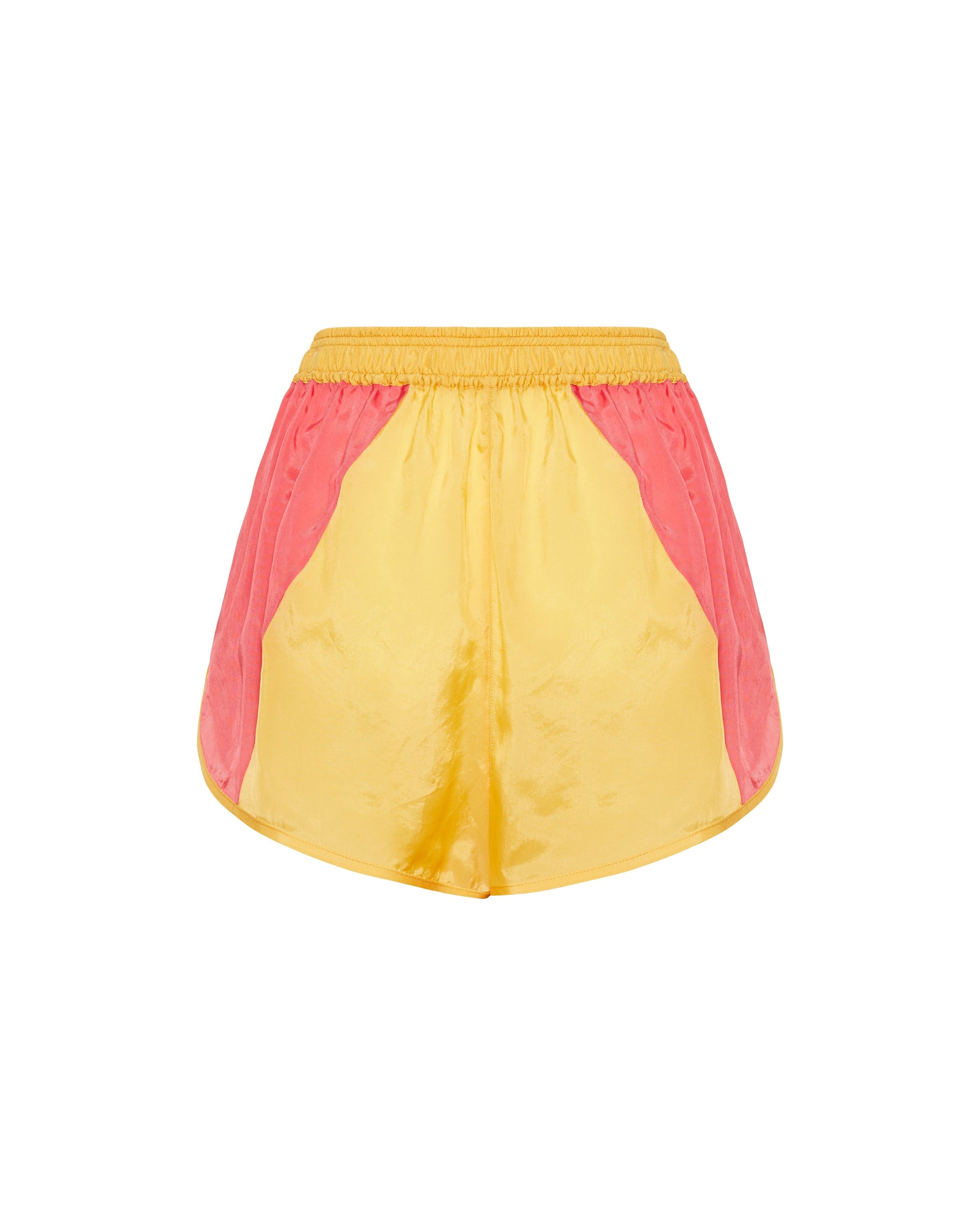 Color Block Satin Shorts Saint laurent оригінал – Купити в Україні – детальний вид