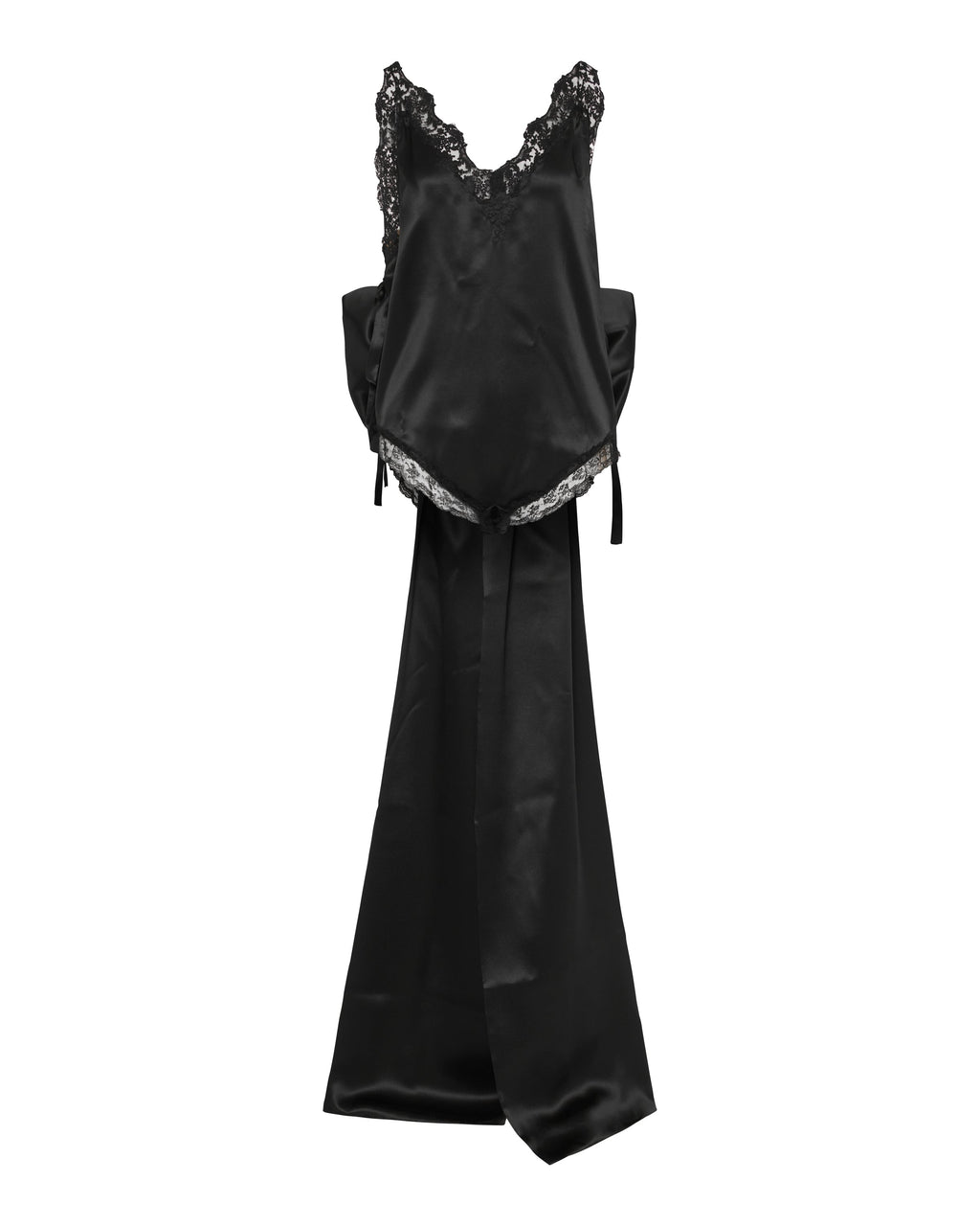 Laced Romper In Silk Crepe Muslin Saint laurent – Гарантія оригінальності – збільшений вид