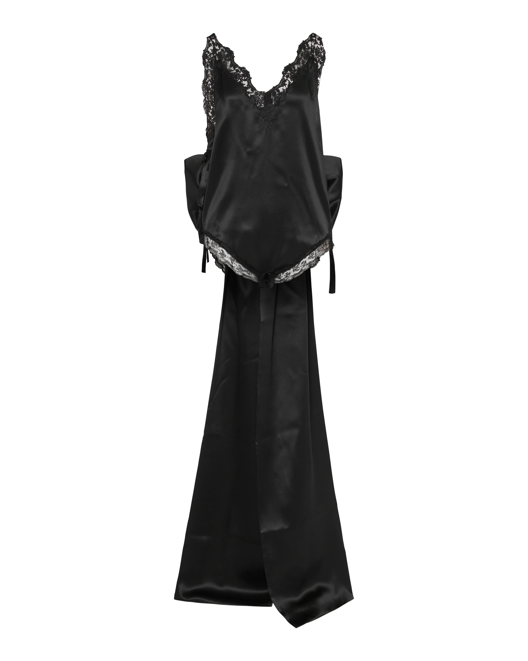 Laced Romper In Silk Crepe Muslin Saint laurent – Гарантія оригінальності – збільшений вид
