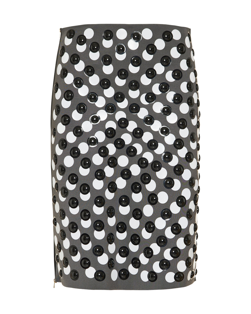 Polka-Dot MIDI Skirt Fendi оригінал – Купити в Україні – боковий вид