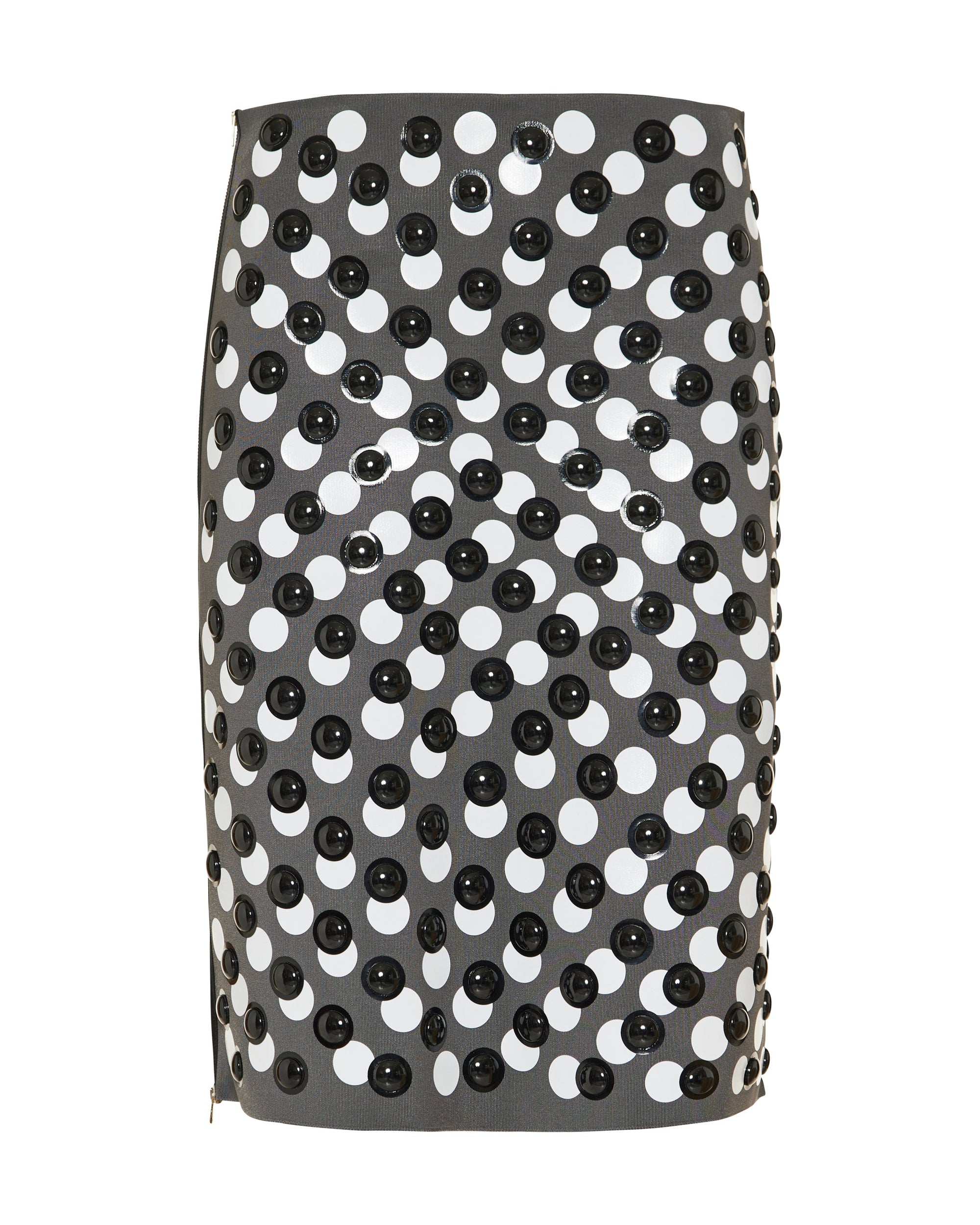 Polka-Dot MIDI Skirt Fendi оригінал – Купити в Україні – боковий вид
