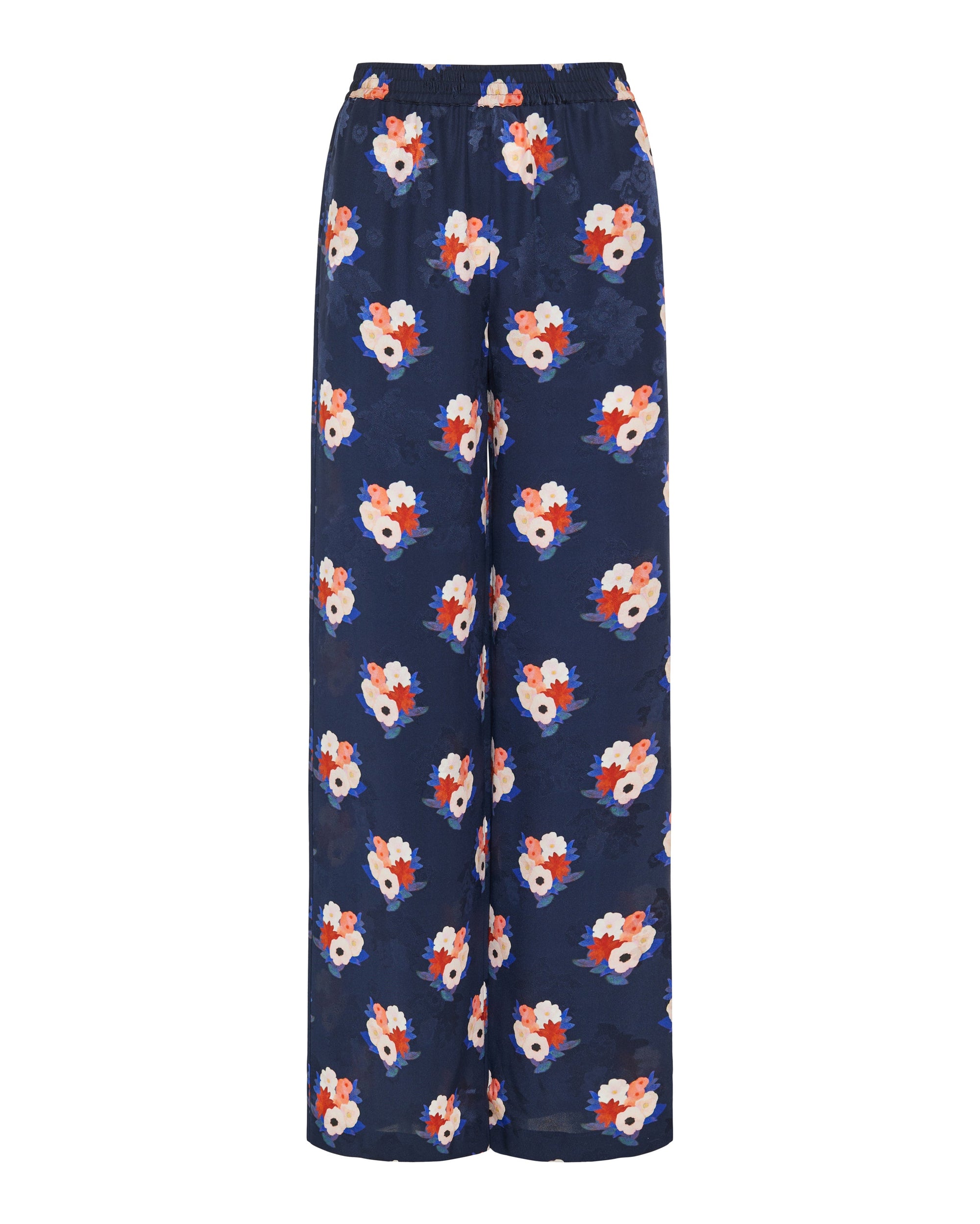 Floral Silk Trousers Fendi оригінал – Купити в Україні – боковий вид