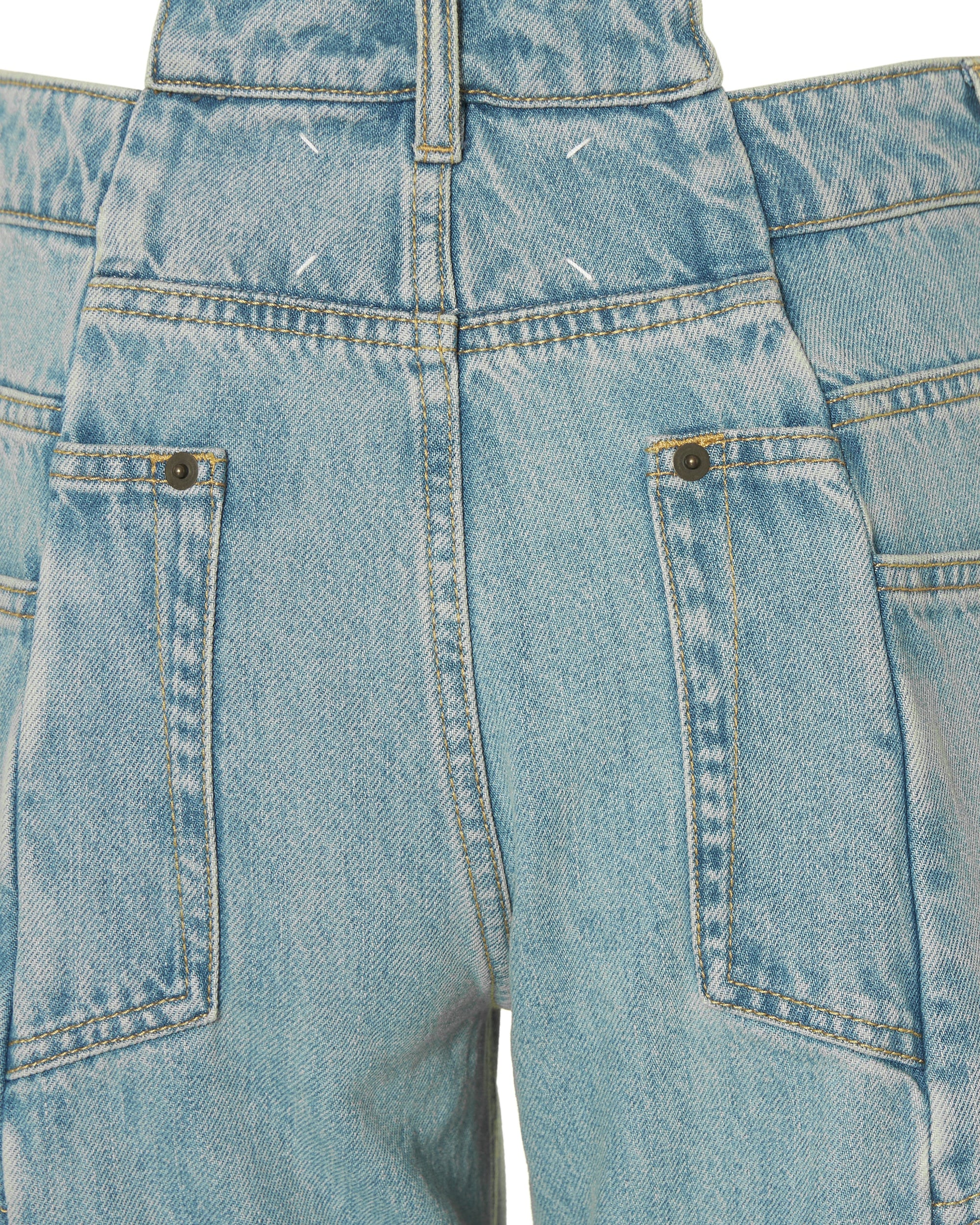 Оригінальна Cut Out Waistband Relaxed Fit Jeans Maison margiela – збільшений вид