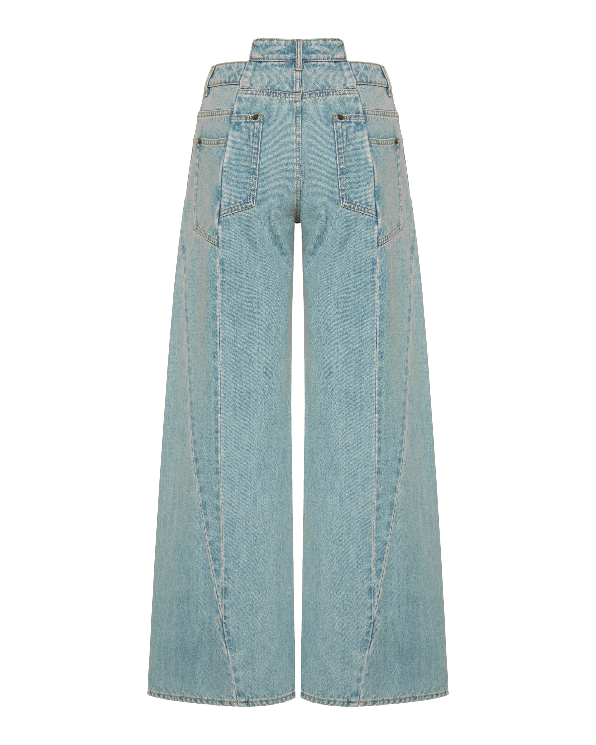 Оригінальна Cut Out Waistband Relaxed Fit Jeans Maison margiela – детальний вид