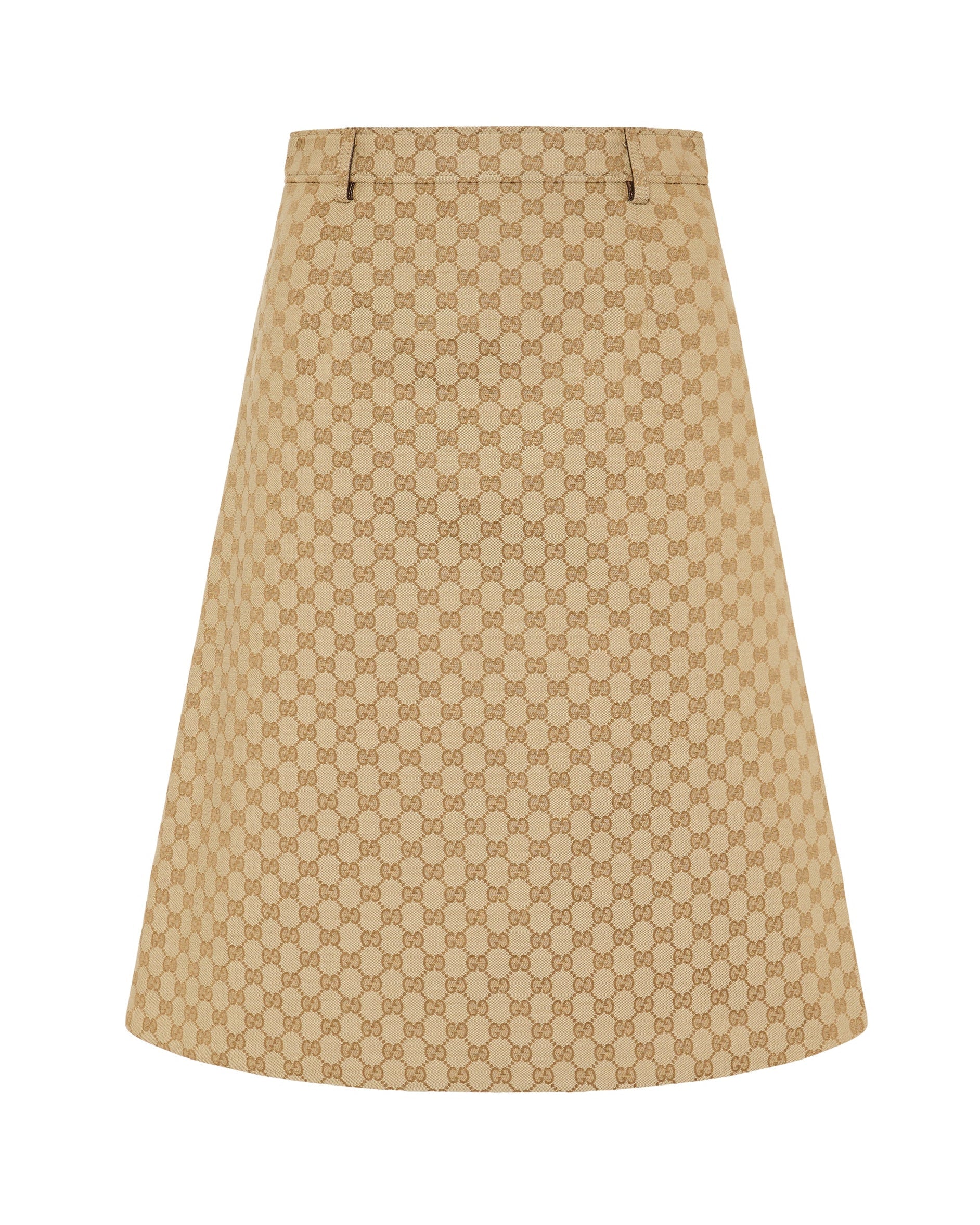 Gg Canvas MIDI Skirt Gucci оригінал – Купити в Україні – боковий вид