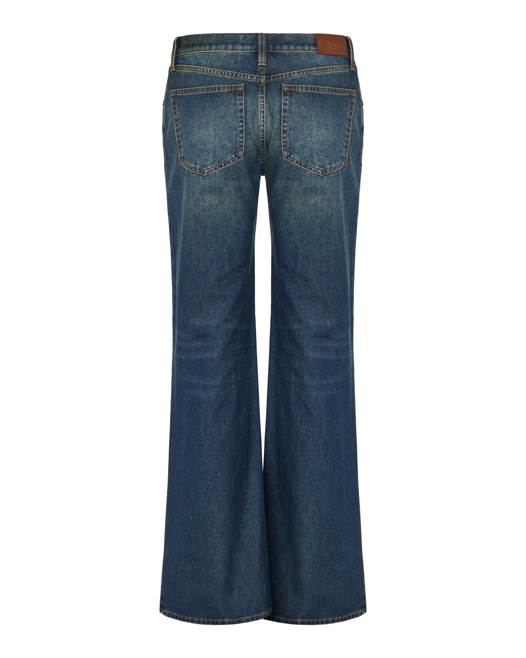Horsebit Embellished MID Rise Wide Leg Jeans Gucci оригінал – Купити в Україні – детальний вид