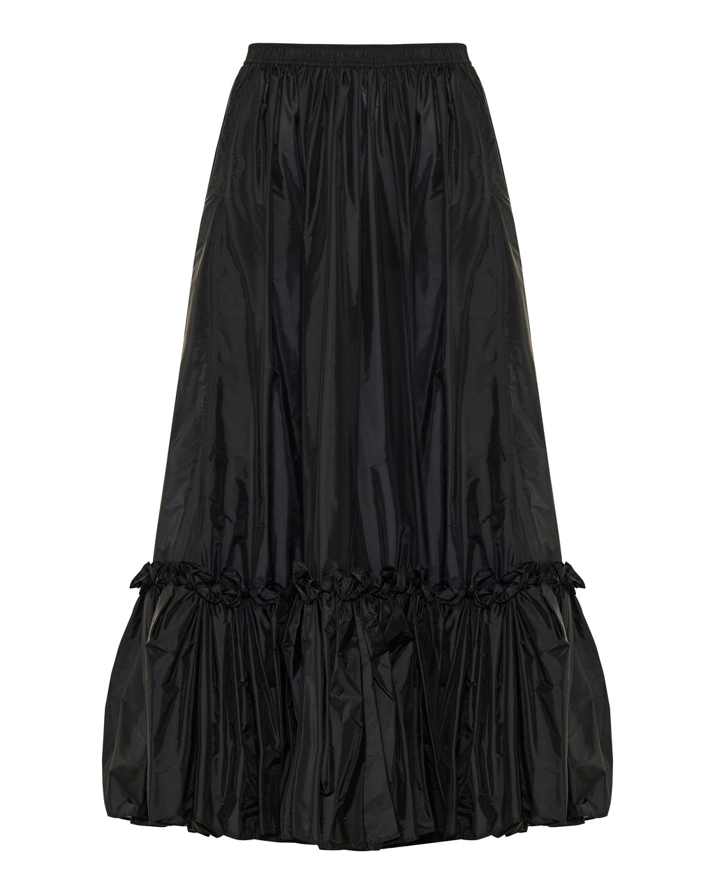 Оригінальна Nylon Maxi Skirt Saint laurent – боковий вид