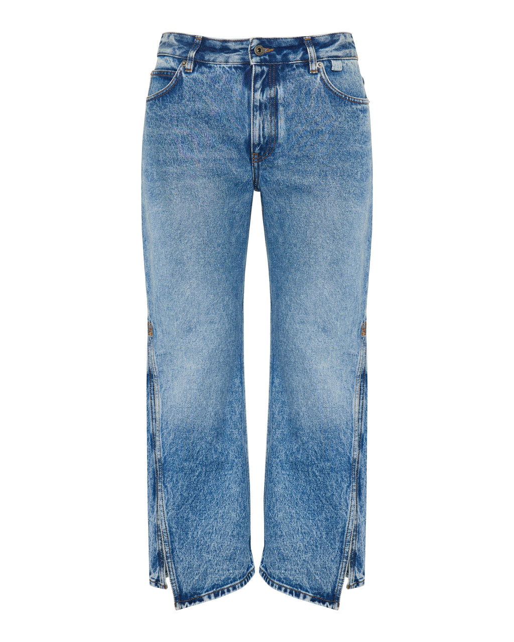 Denim Cropped Jeans Loewe – Гарантія оригінальності – боковий вид