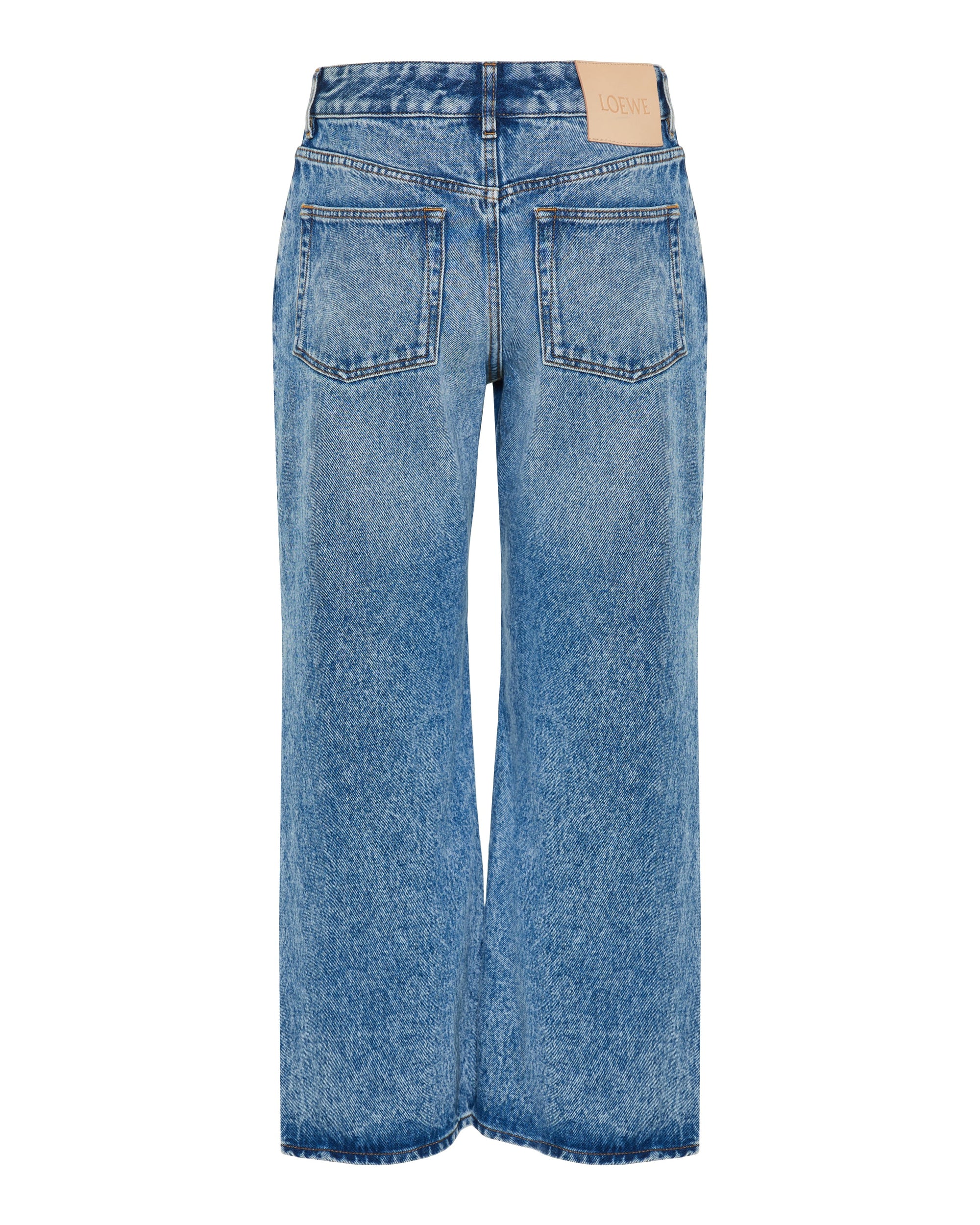 Denim Cropped Jeans Loewe – Гарантія оригінальності – детальний вид