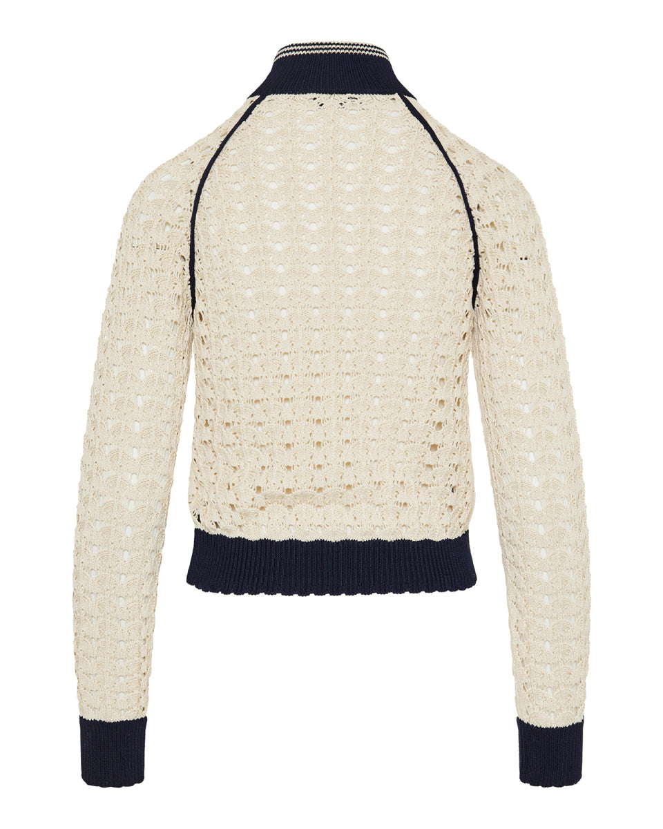 Openwork Zip Up Cardigan Miu miu оригінал – Купити в Україні – детальний вид