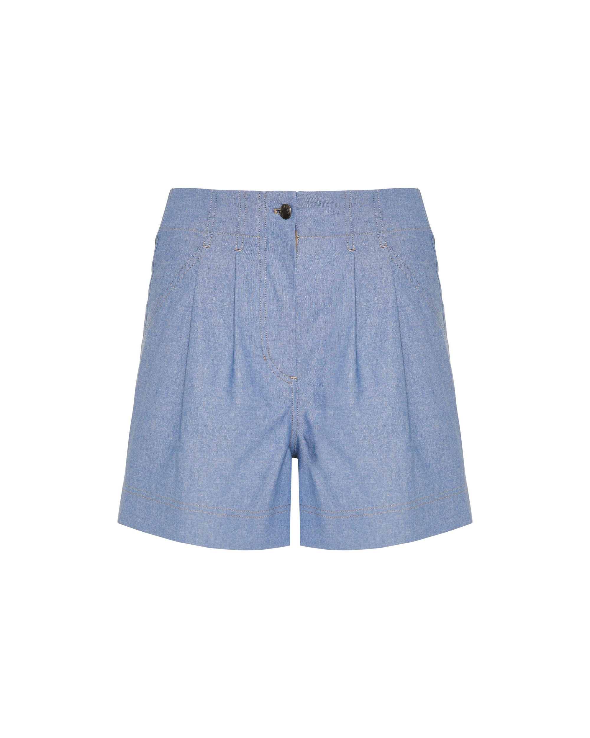 Chambray Shorts Moncler – Гарантія оригінальності – боковий вид