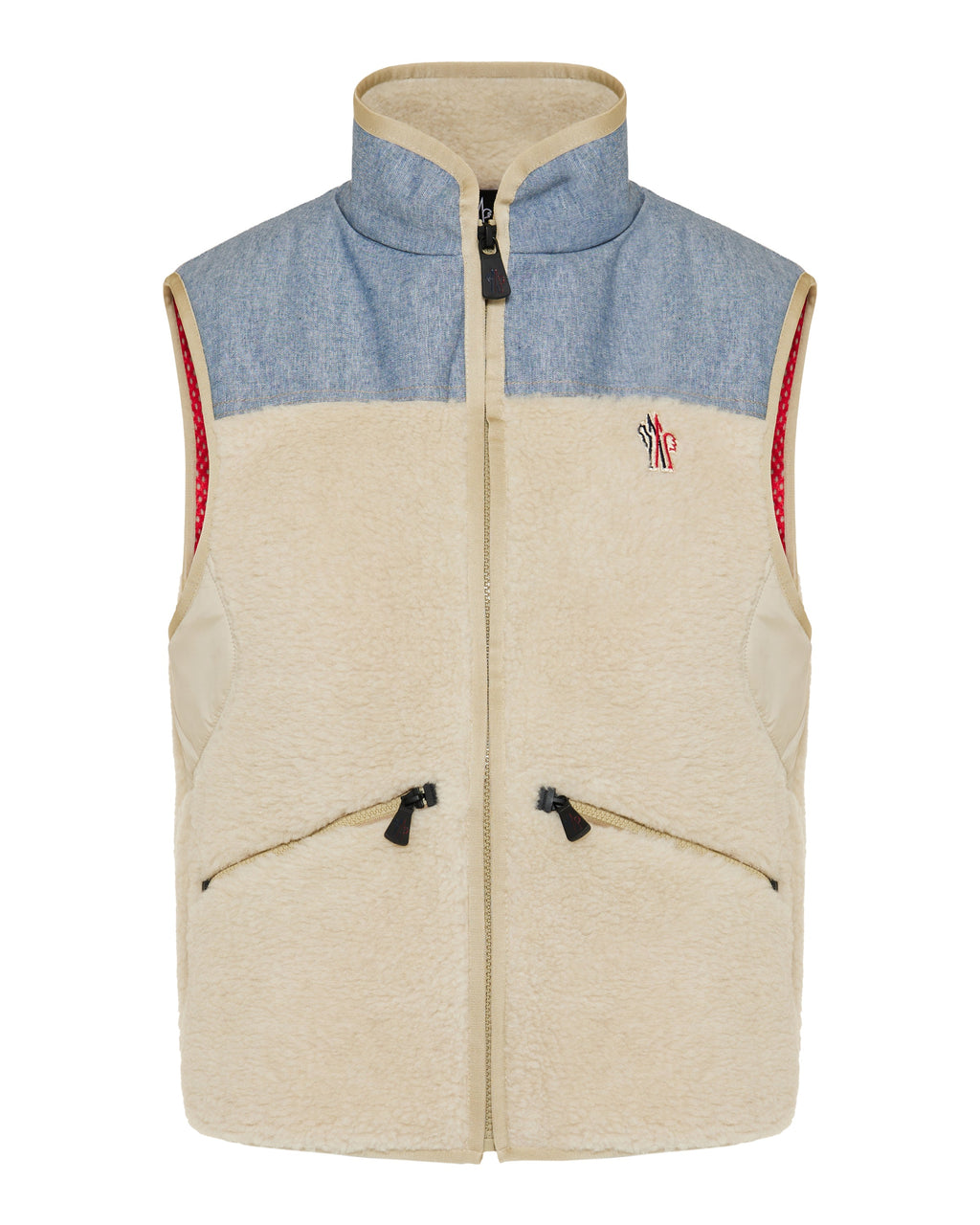 Оригінальна Teddy And Chambray Vest Moncler – боковий вид
