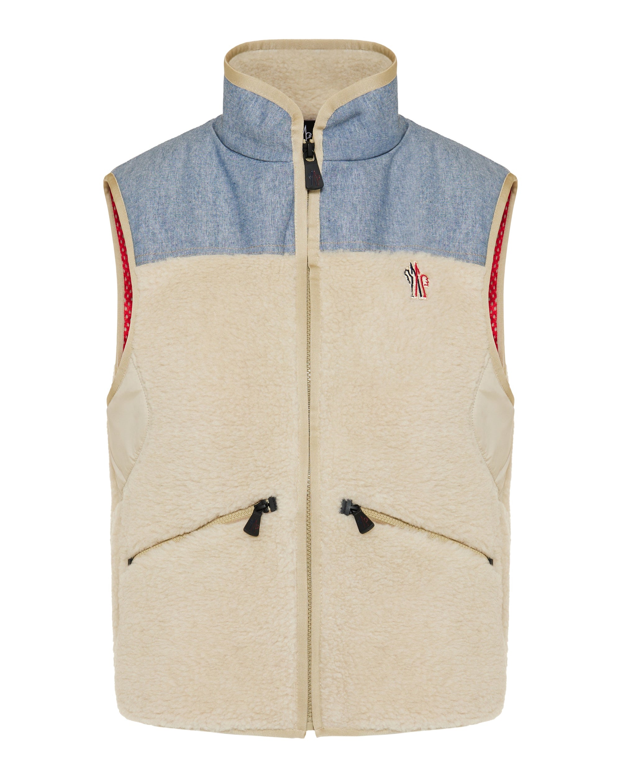 Оригінальна Teddy And Chambray Vest Moncler – боковий вид